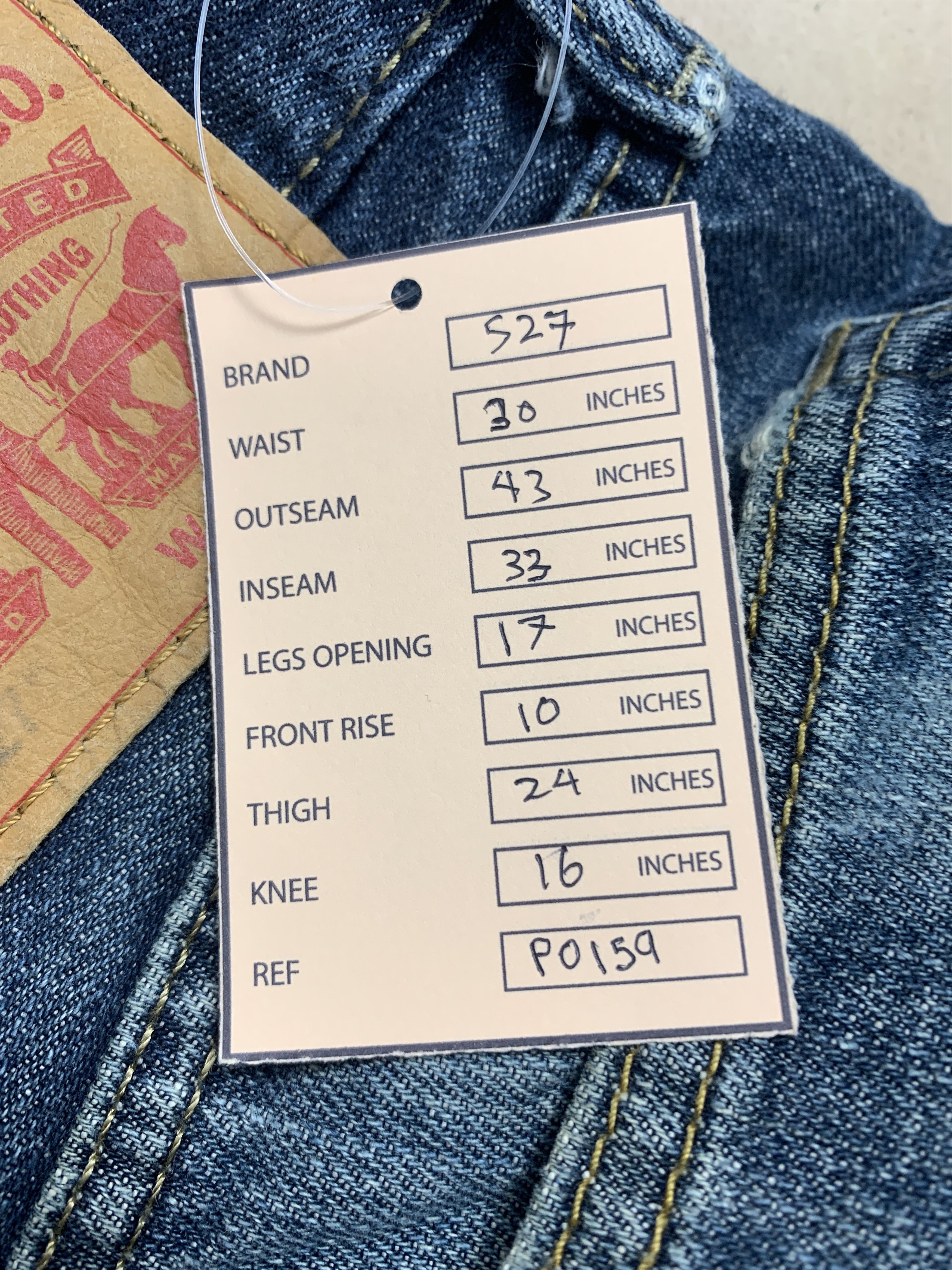 Levi's Vintage LEVI'S 527 Boot Cut Faded Distressed Jeans P0159 Size US 30 / EU 46 - 25 Thumbnail