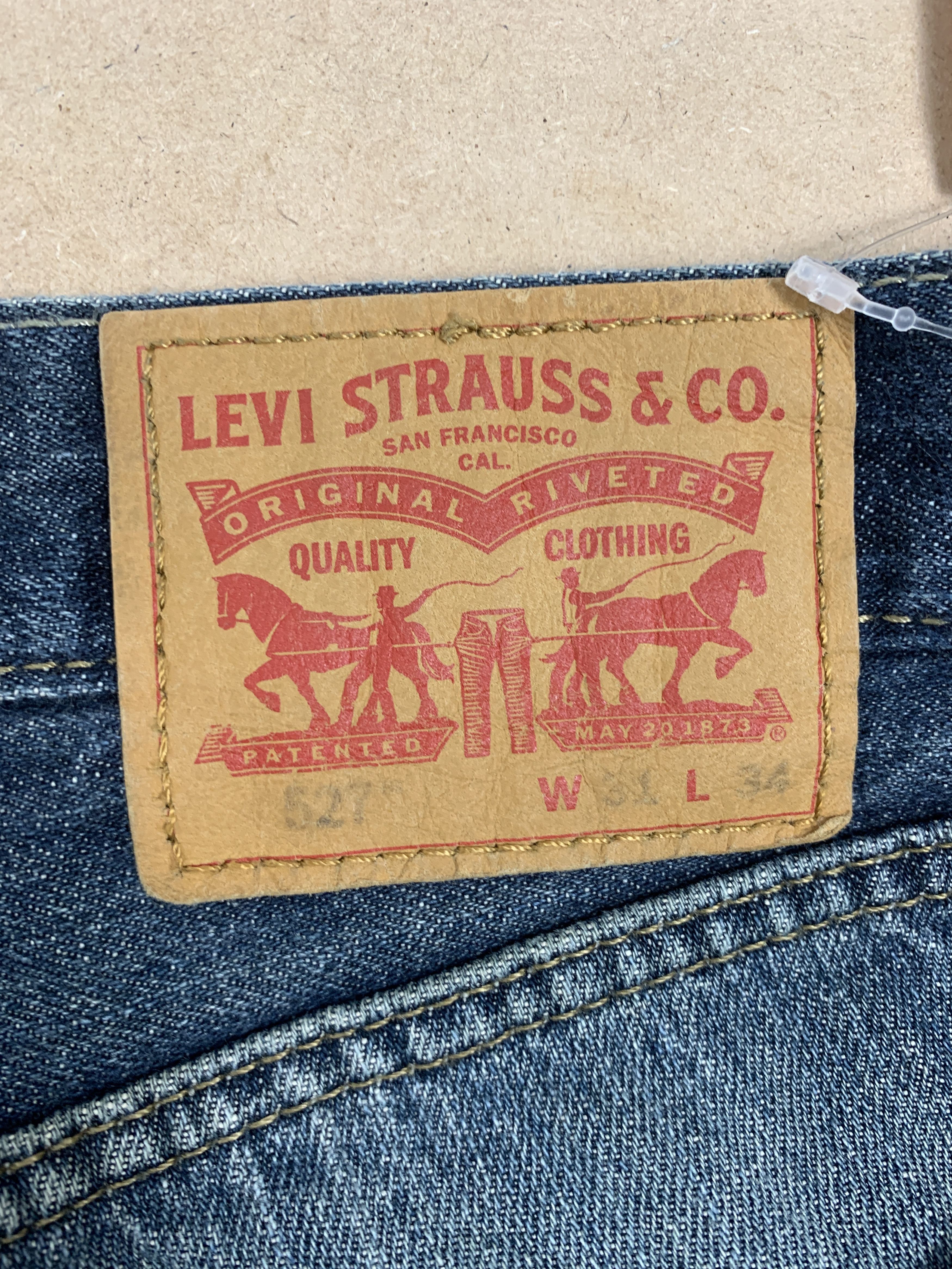 Levi's Vintage LEVI'S 527 Boot Cut Faded Distressed Jeans P0159 Size US 30 / EU 46 - 13 Thumbnail