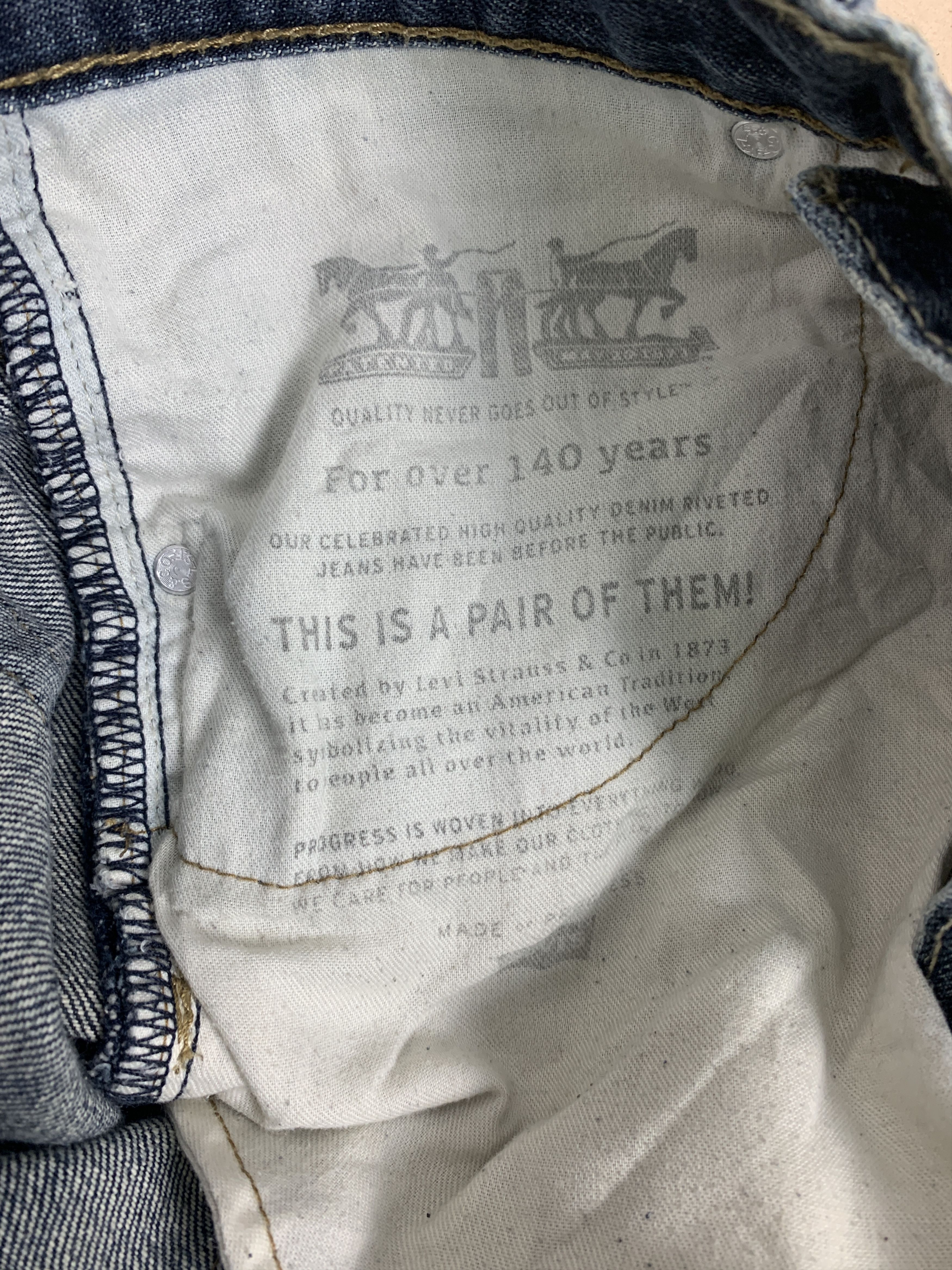 Levi's Vintage LEVI'S 527 Boot Cut Faded Distressed Jeans P0159 Size US 30 / EU 46 - 15 Thumbnail