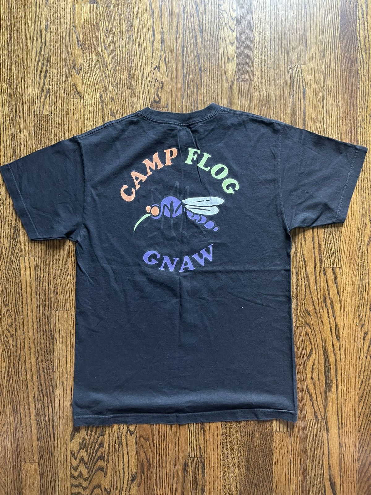 Wasted Youth×Camp Flog Gnaw XL Tシャツ Rare** Camp Flog Gnaw 10 Year Festival T-Shirt Brown Medium