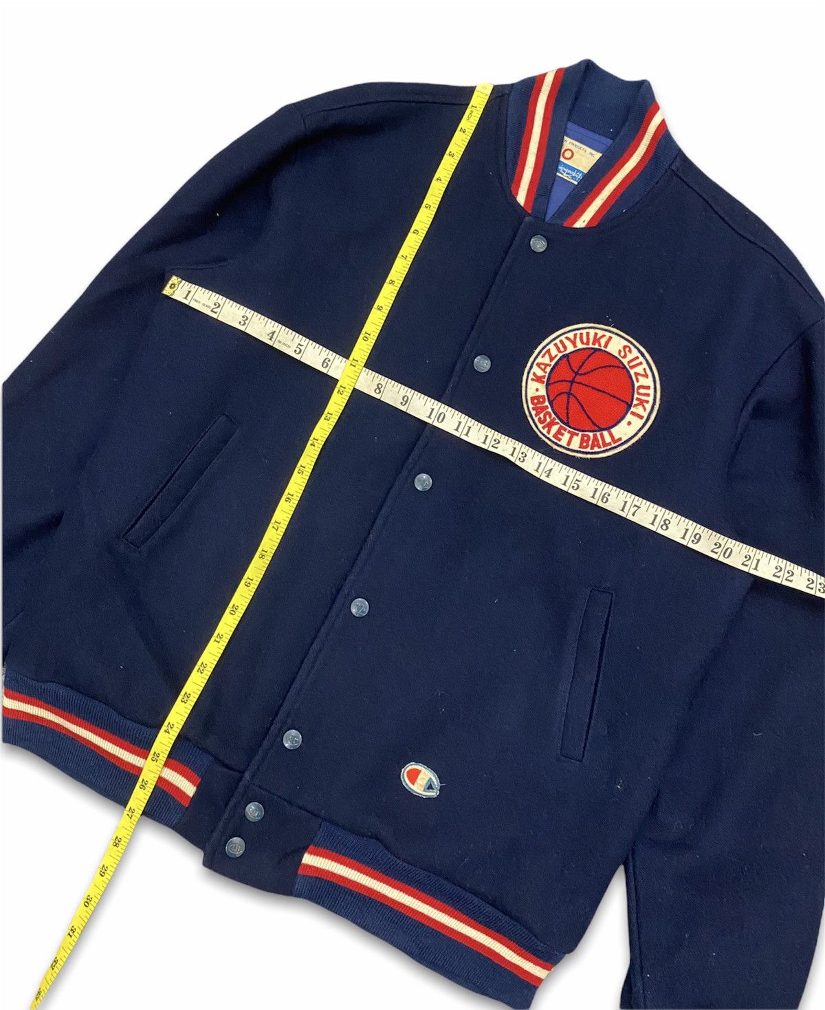 Champion Vintage 90s Champion Wool Basketball Varsity Jacket Rare Size US M / EU 48-50 / 2 - 11 Thumbnail