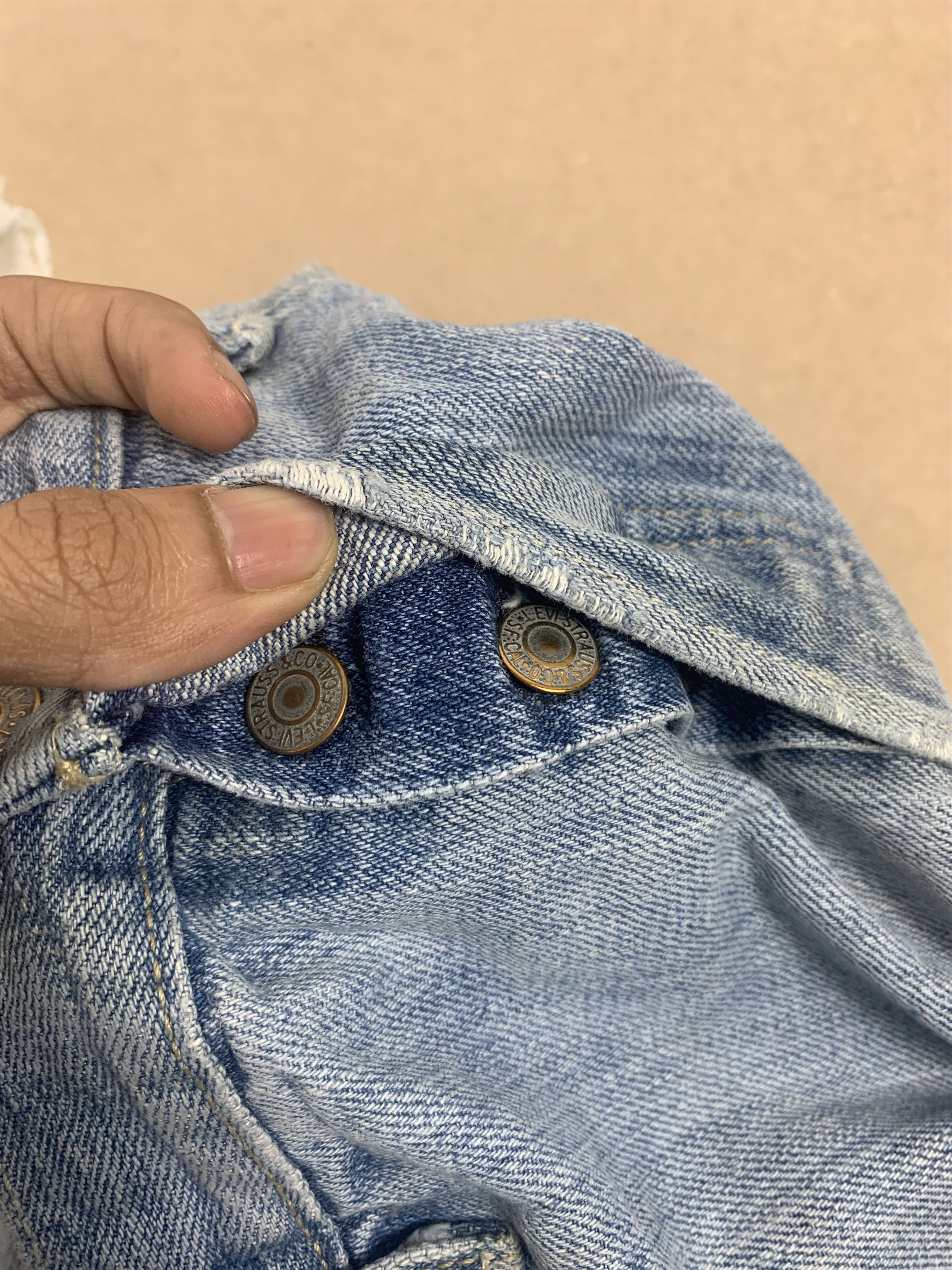 Levi's Vintage 90s LEVI'S 501 Distressed Faded Jeans P0331 Size US 34 / EU 50 - 18 Thumbnail