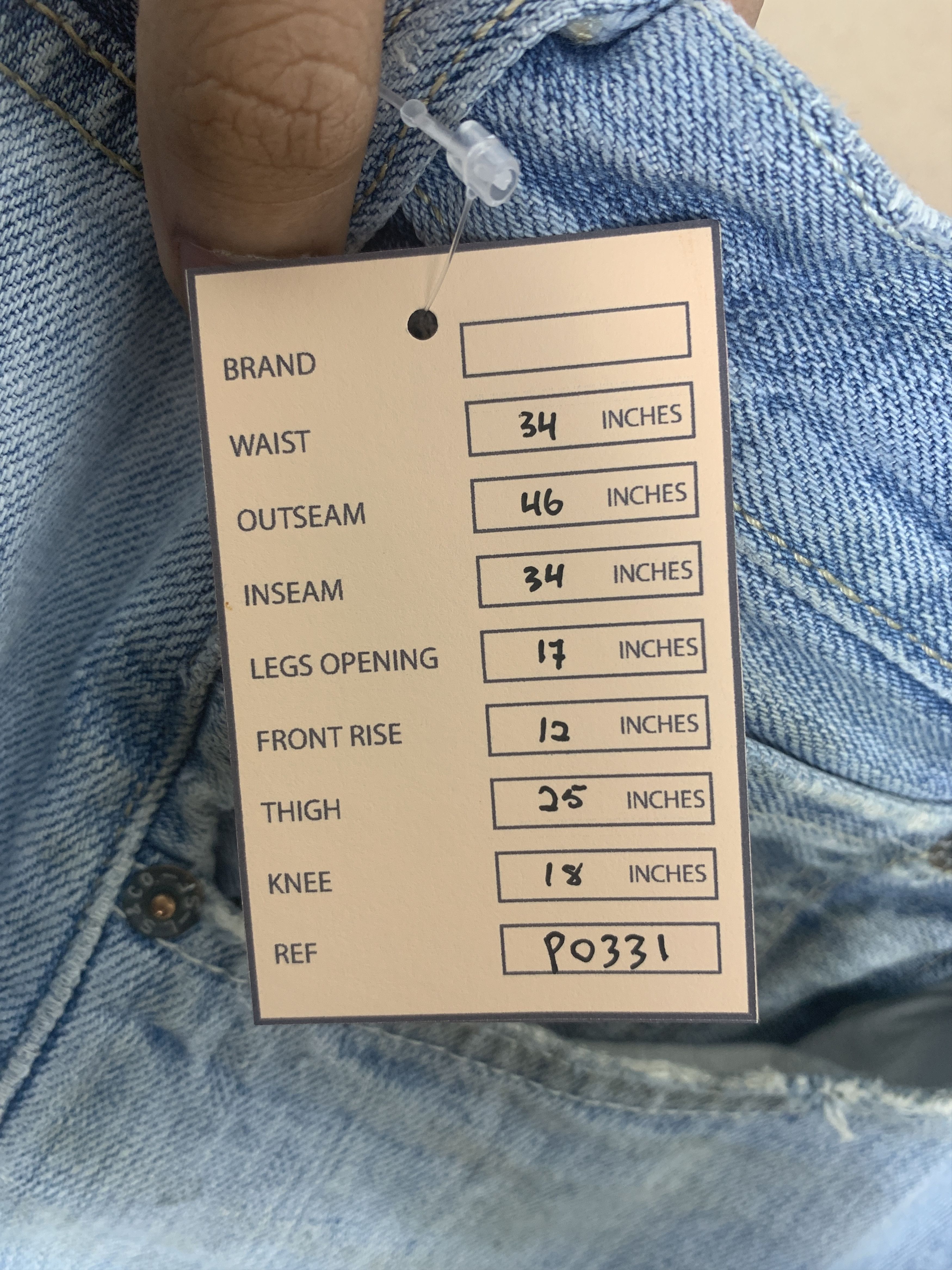 Levi's Vintage 90s LEVI'S 501 Distressed Faded Jeans P0331 Size US 34 / EU 50 - 19 Thumbnail