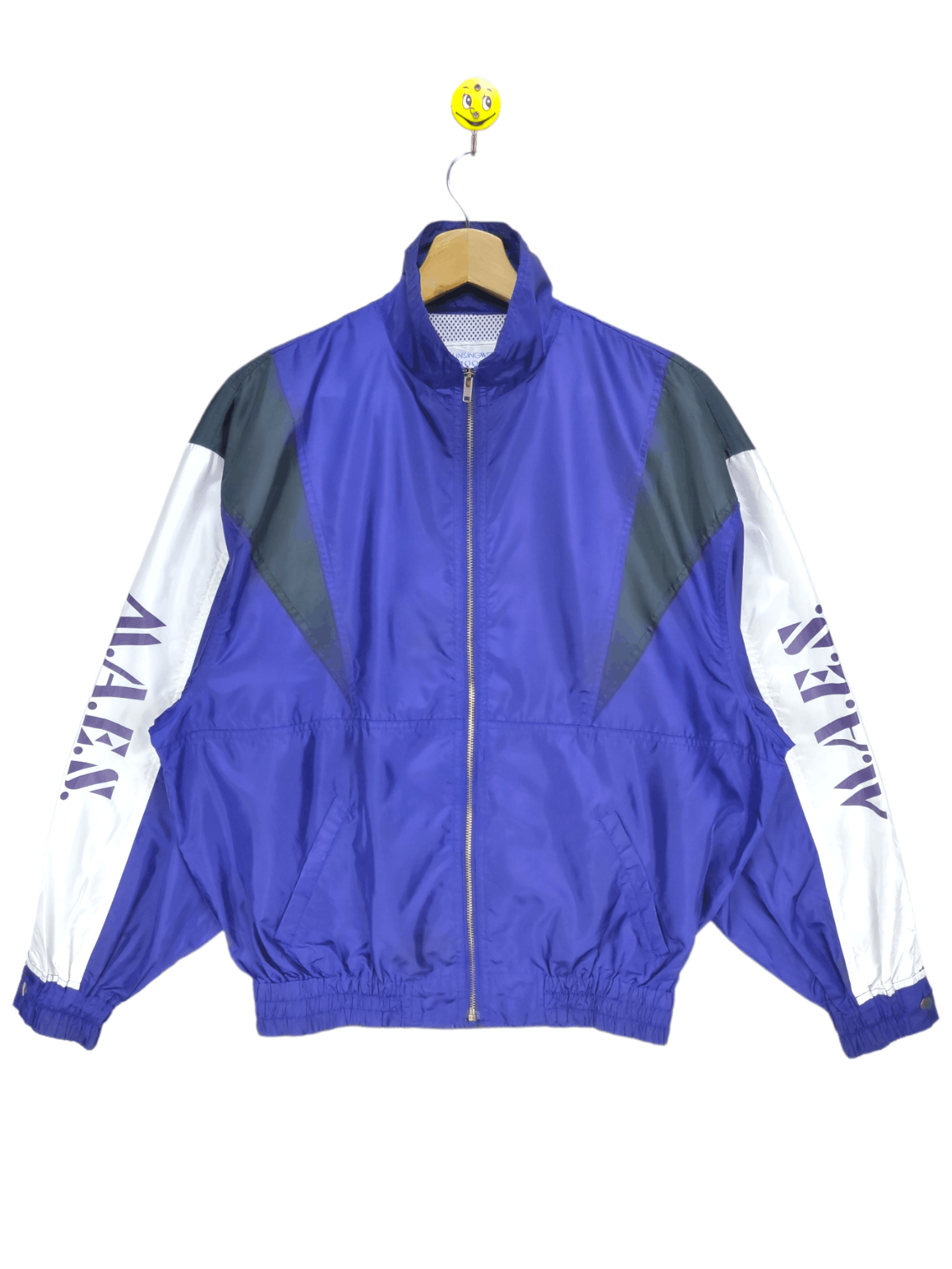 image of Stealsvintage Windbreaker Jacket By Mungsingwear in Purple, Men's (Size Medium)