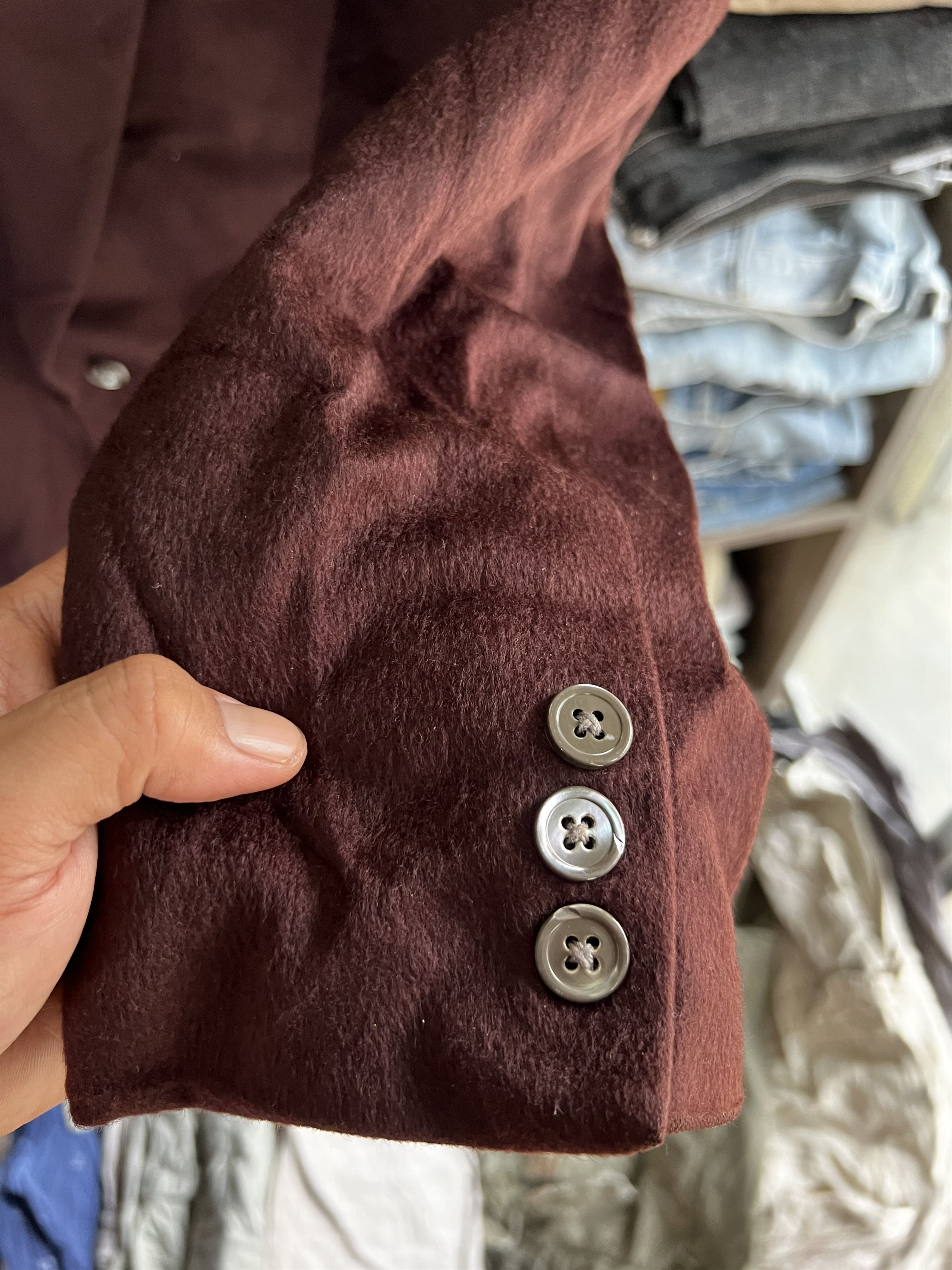 Burberry 🔥Vintage Burberrys’ Cashmere Blazers Size 46S - 9 Thumbnail