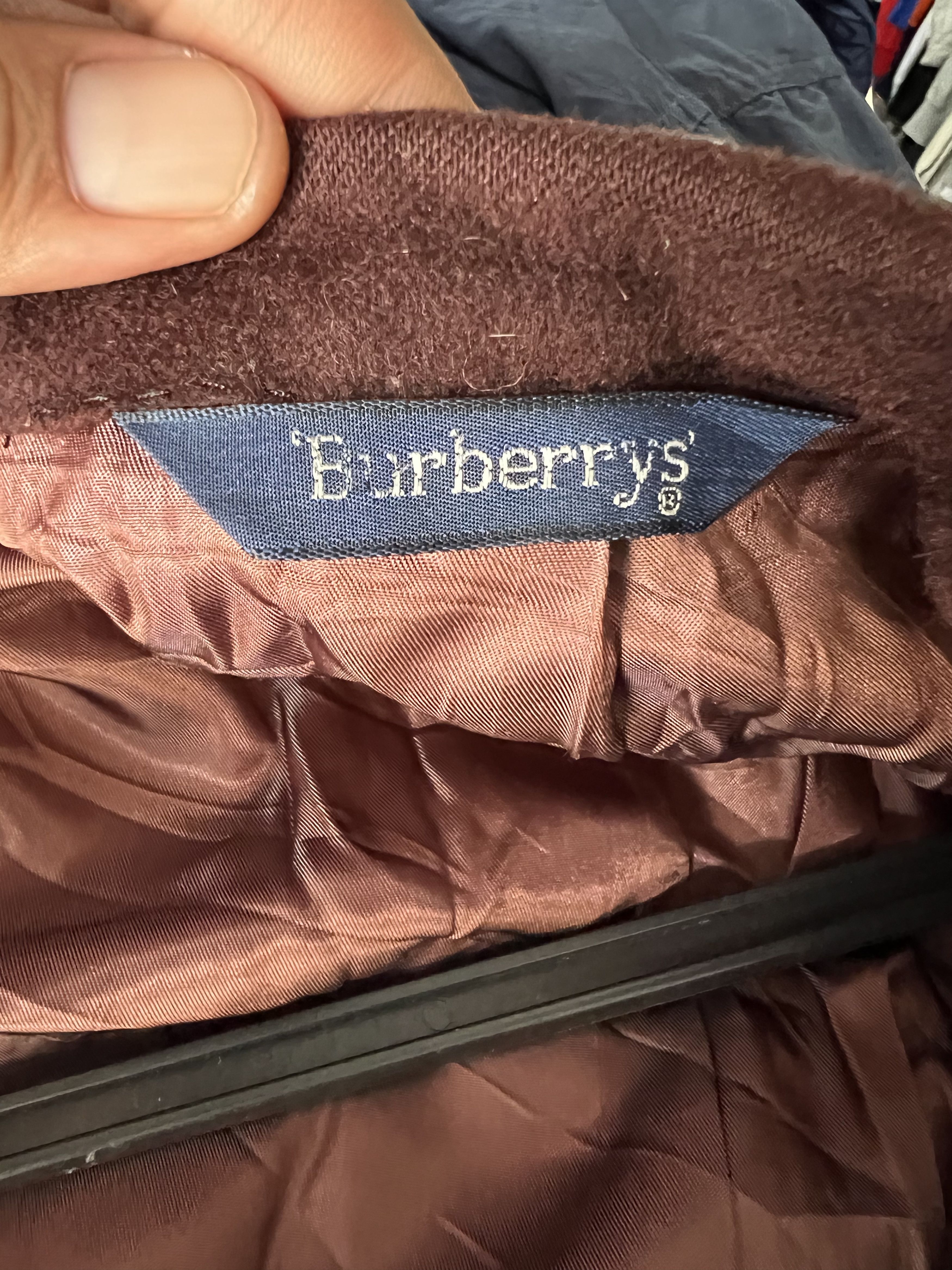 Burberry 🔥Vintage Burberrys’ Cashmere Blazers Size 46S - 7 Thumbnail