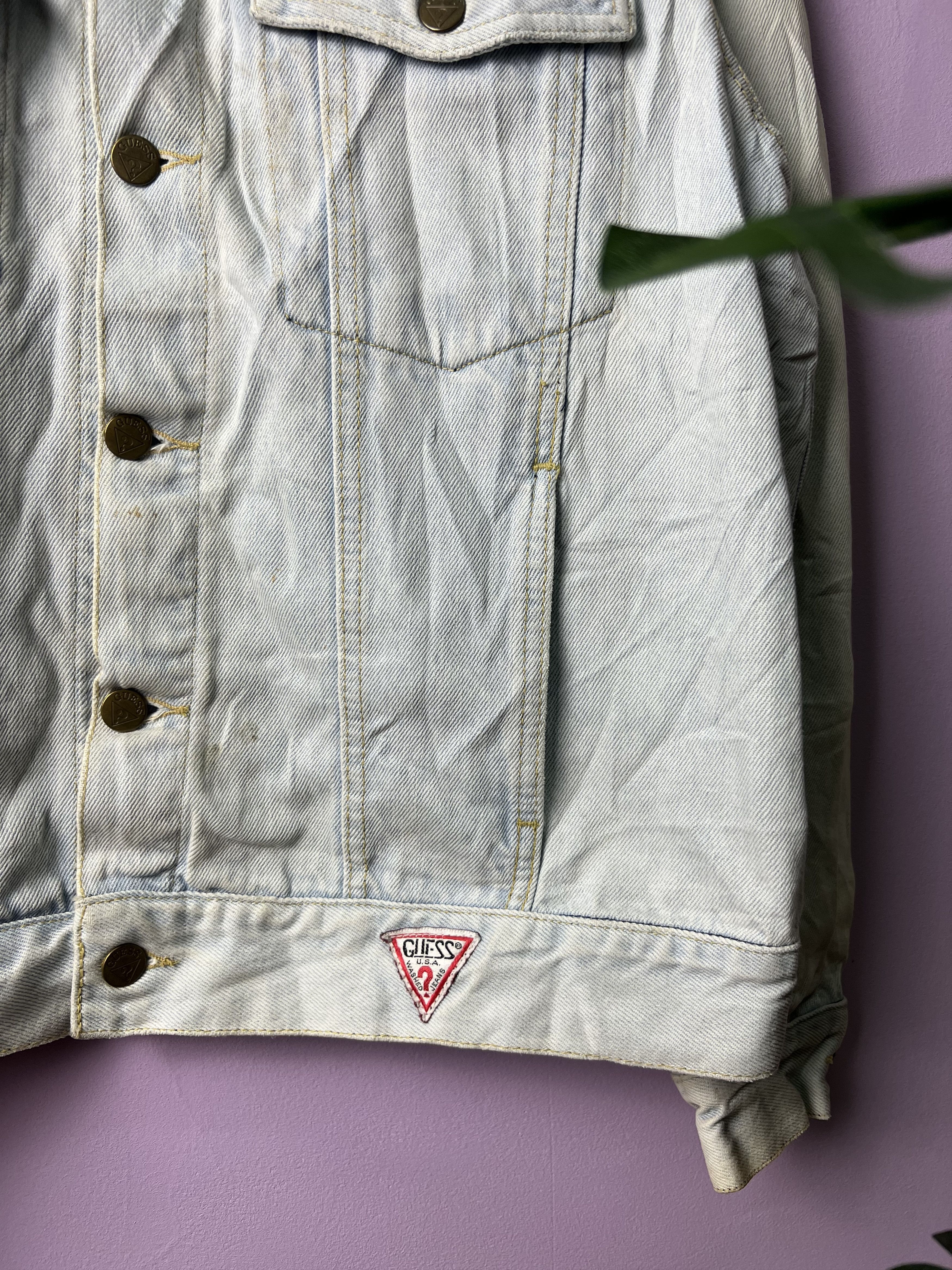 Georges Marciano 🔥Vintage Rare Georges Marciano x Guess Trucker Denim Size US M / EU 48-50 / 2 - 7 Thumbnail