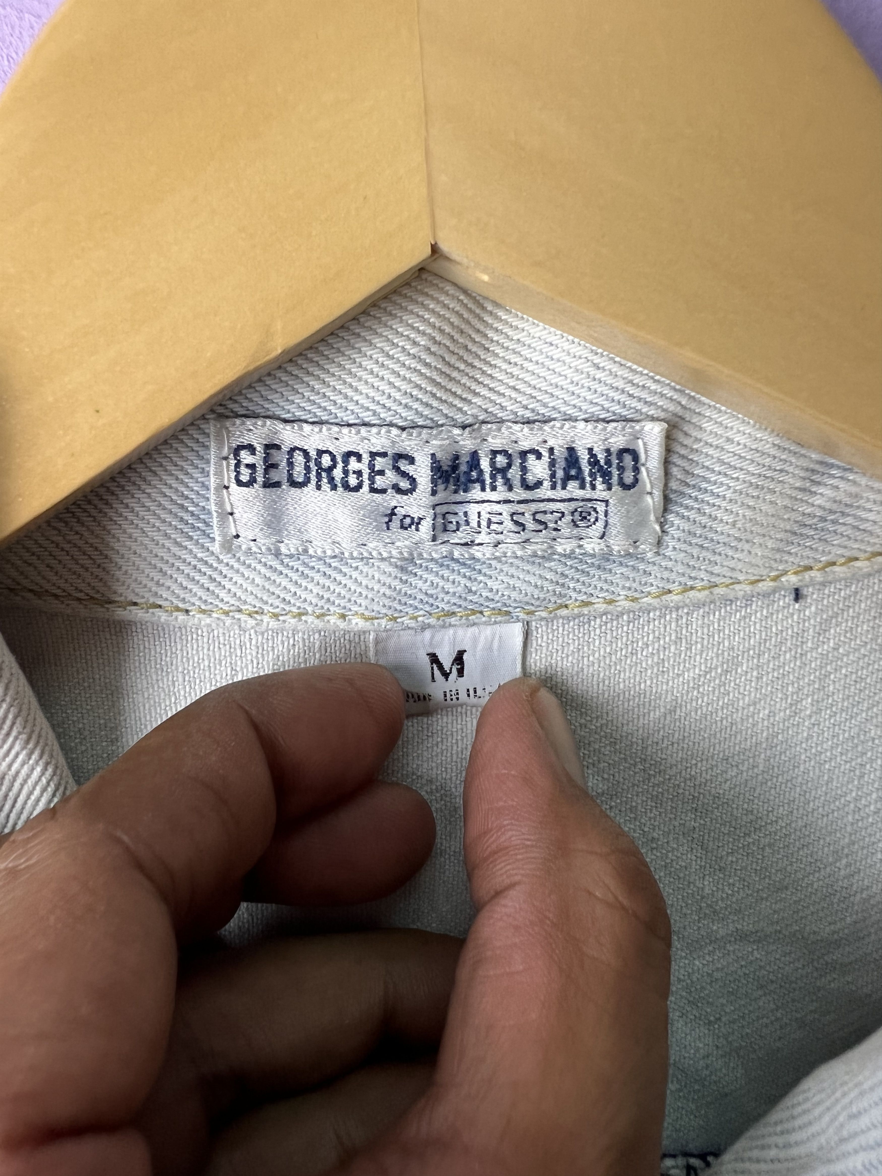 Georges Marciano 🔥Vintage Rare Georges Marciano x Guess Trucker Denim Size US M / EU 48-50 / 2 - 17 Thumbnail