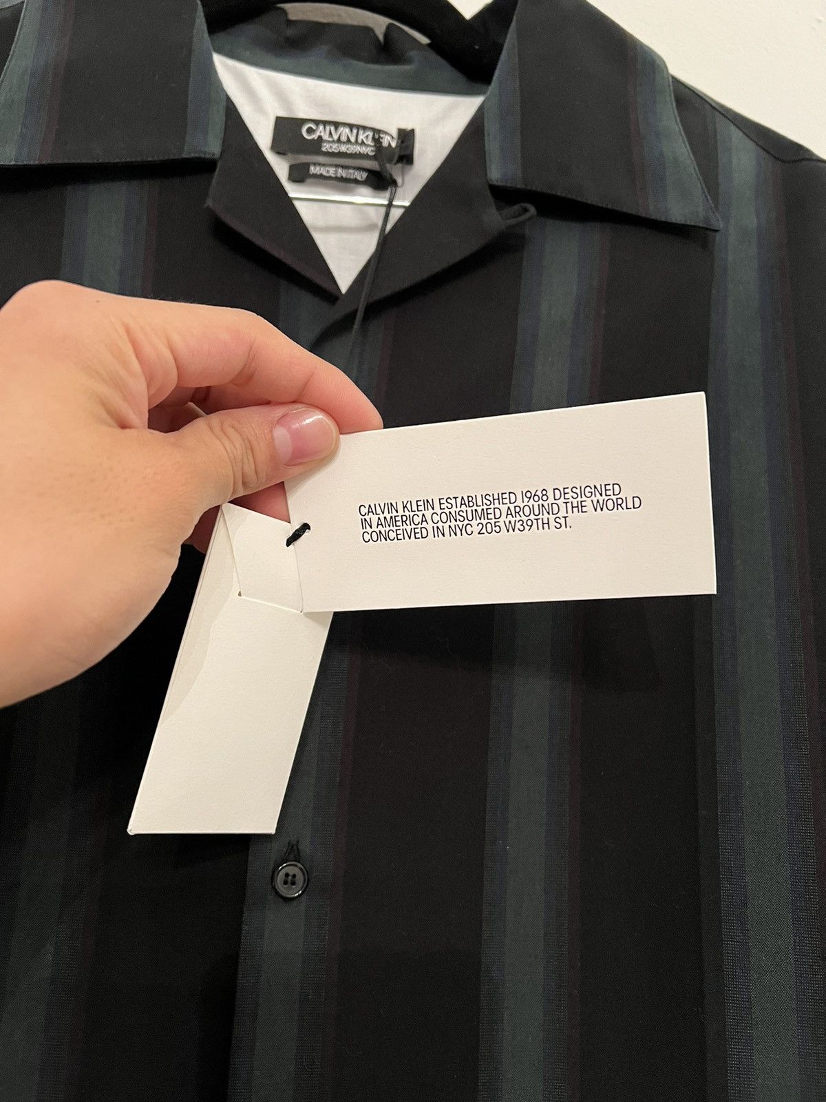 Raf Simons Calvin Klein 205W39NYC Faded Stripe Vacation Shirt Size US S / EU 44-46 / 1 - 4 Thumbnail
