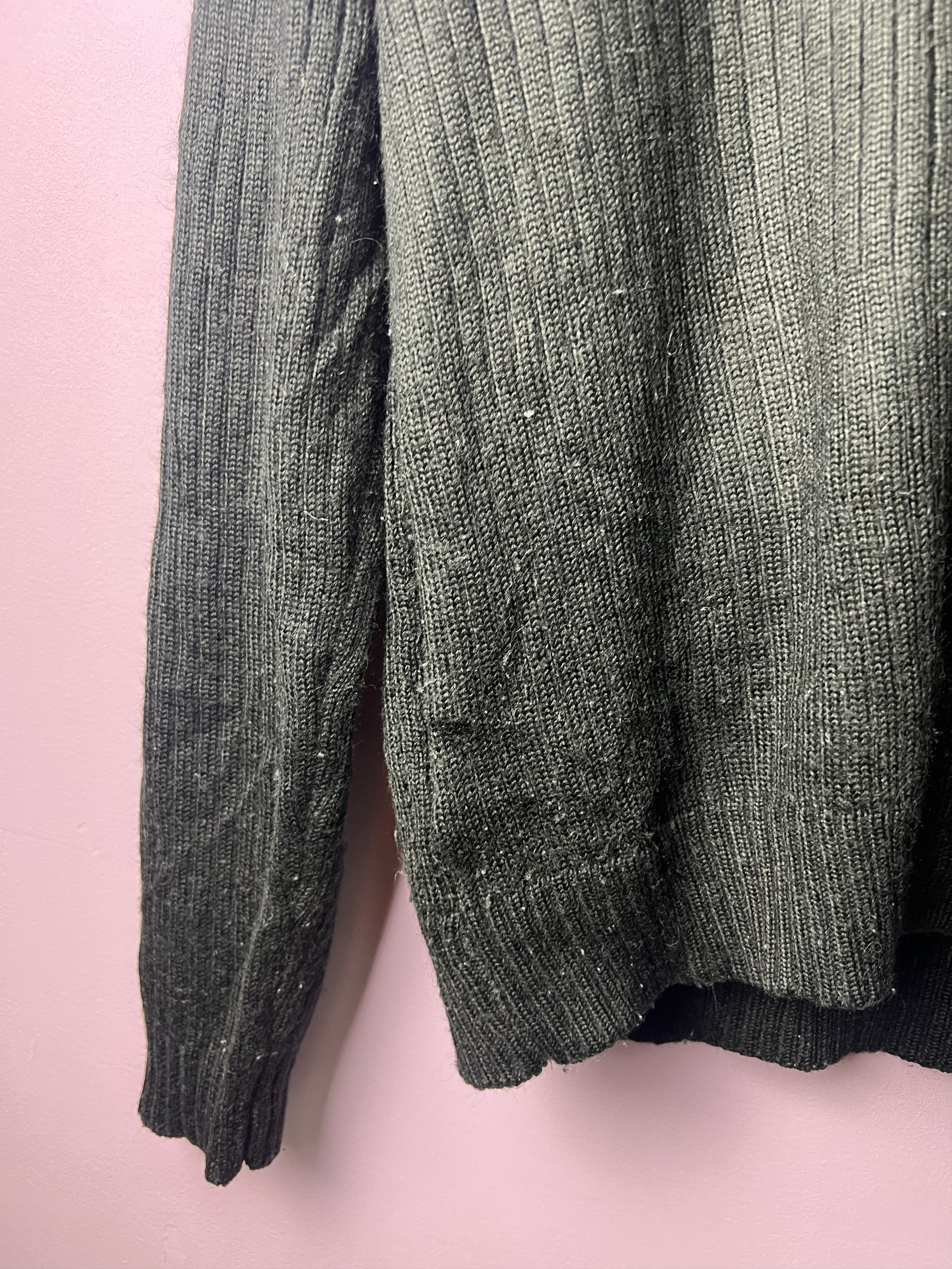 Japanese Brand 🔥Vintage Anti-Label Shawl Collar Knit Cardigan Size US M / EU 48-50 / 2 - 9 Thumbnail