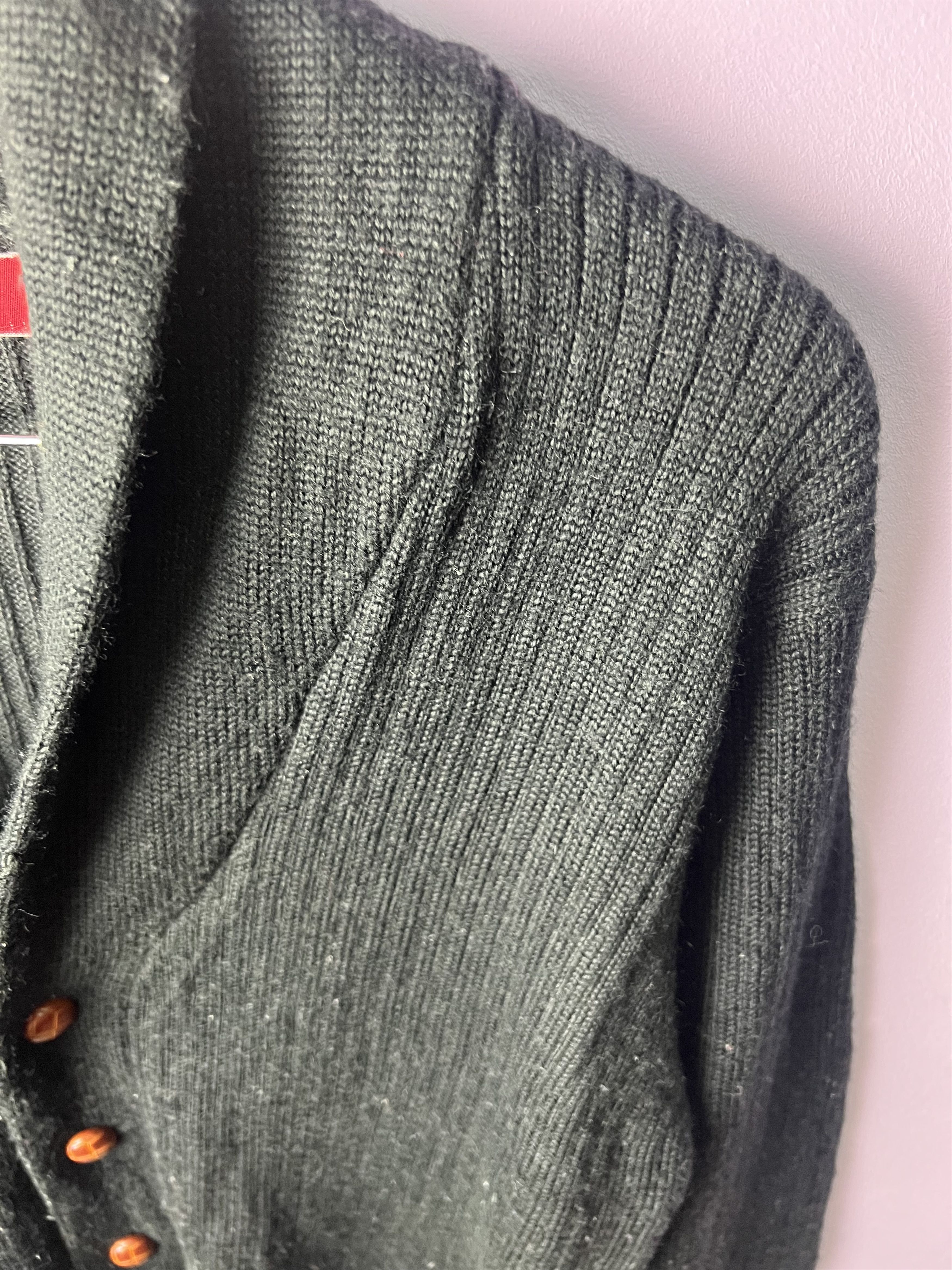 Japanese Brand 🔥Vintage Anti-Label Shawl Collar Knit Cardigan Size US M / EU 48-50 / 2 - 8 Thumbnail