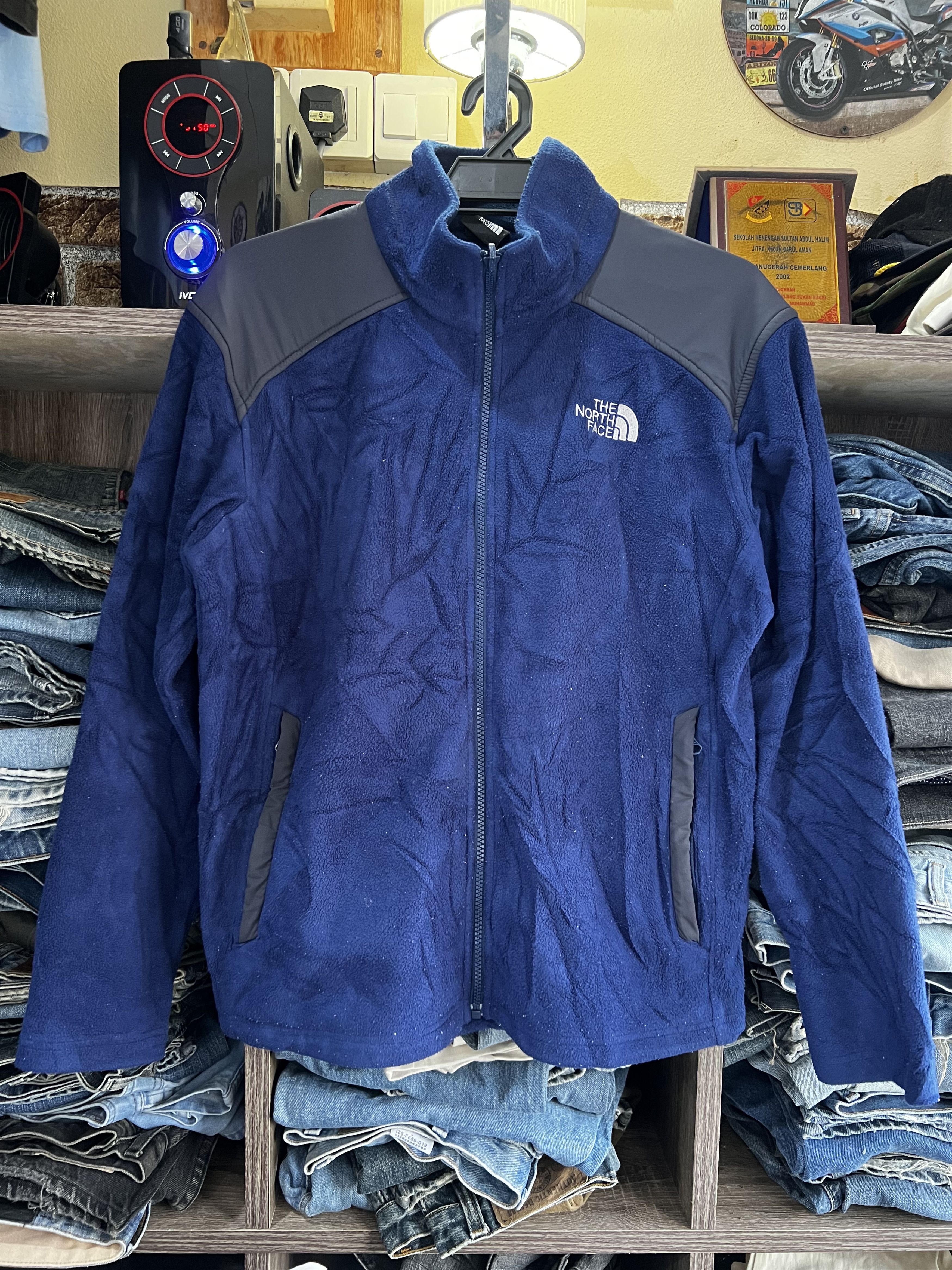 The North Face 🔥Shoulder Patch The North Face Zipper Fleece Jackets Size US M / EU 48-50 / 2 - 1 Thumbnail