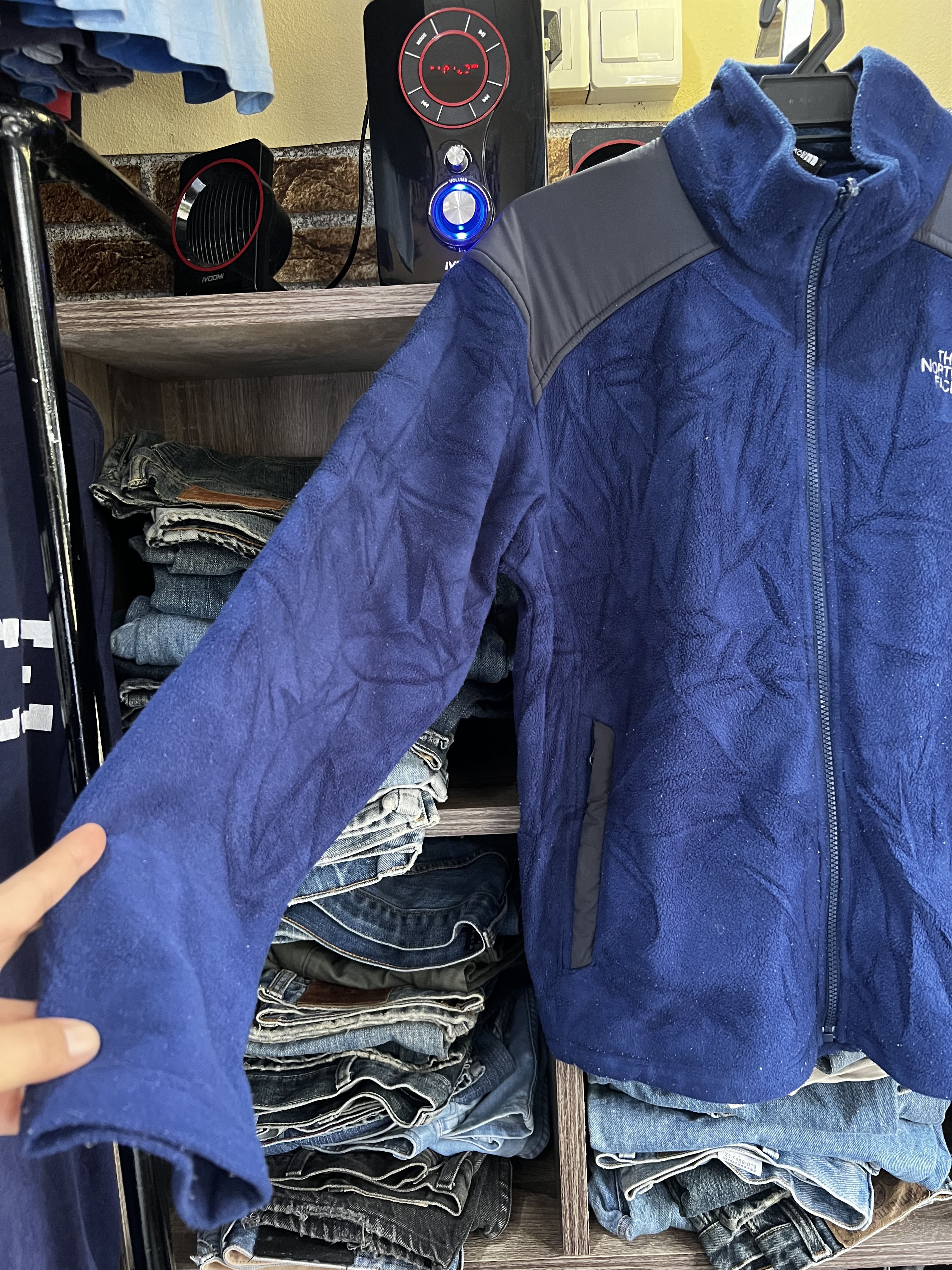 The North Face 🔥Shoulder Patch The North Face Zipper Fleece Jackets Size US M / EU 48-50 / 2 - 3 Thumbnail