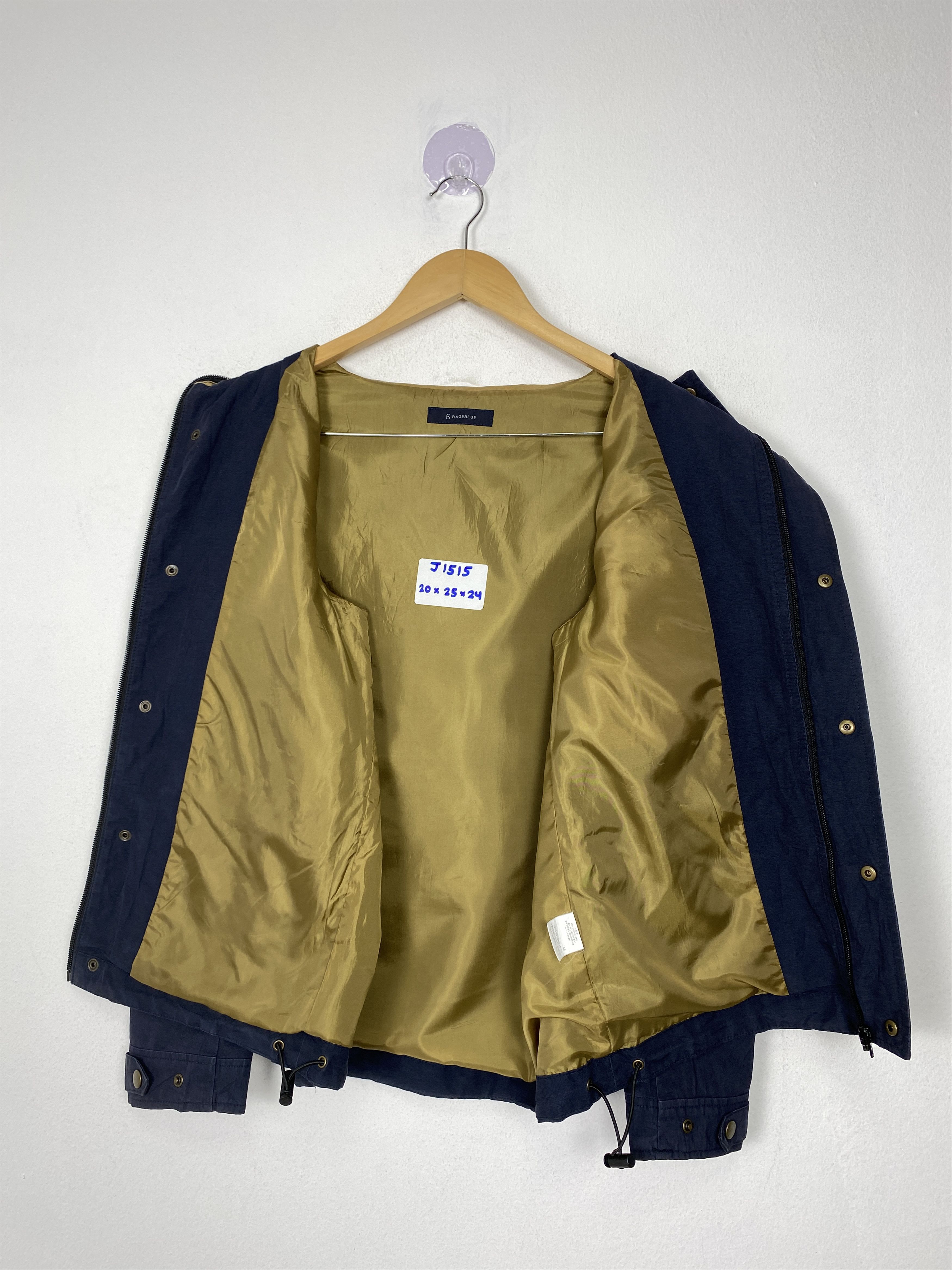 RAGEBLUE Vintage Rageblue Hoodie Zip Up Jacket J1515 Size US S / EU 44-46 / 1 - 9 Thumbnail