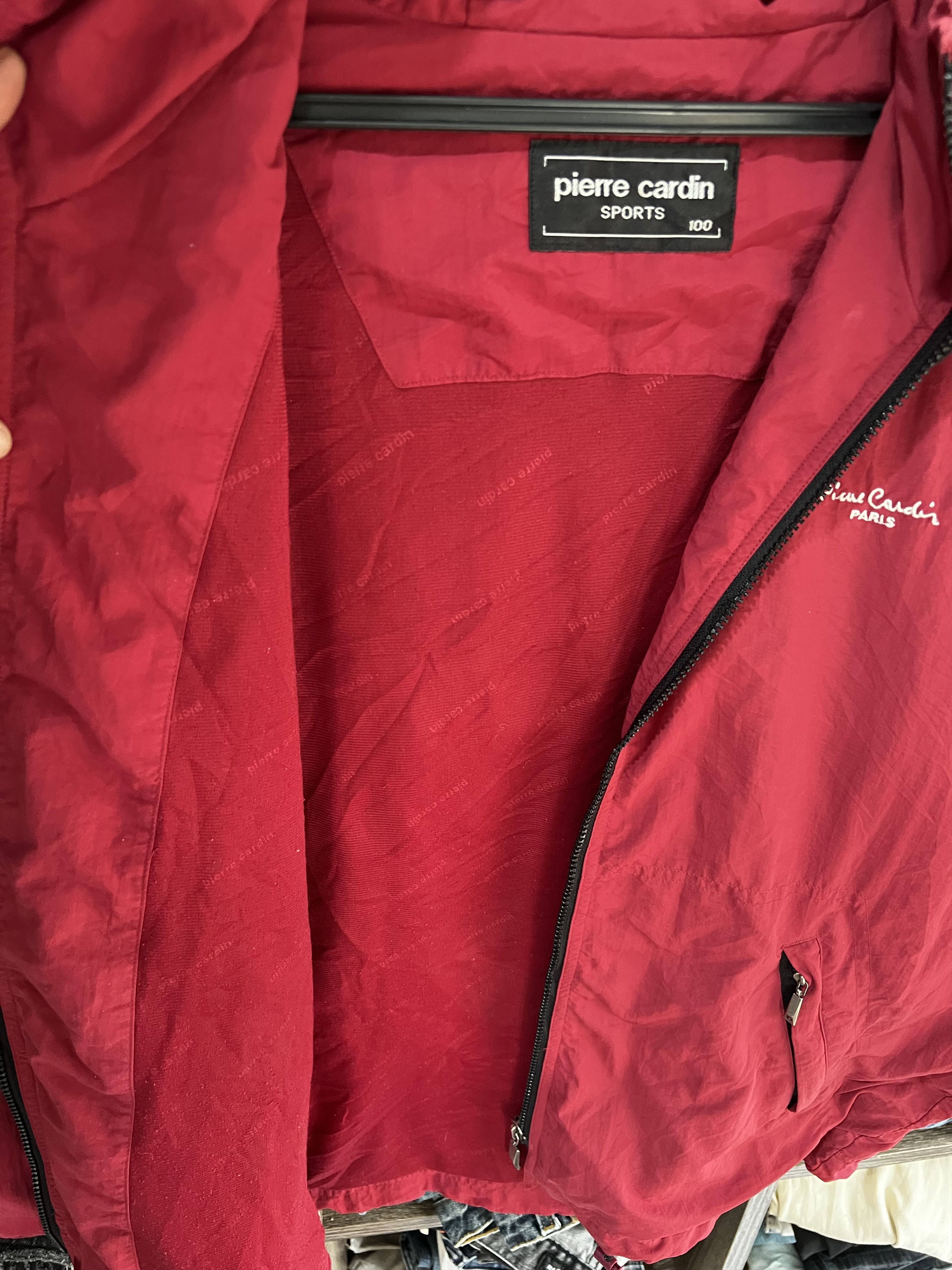 Pierre Cardin 🔥Red Vintage Pierre Cardin Sports Zipper Jackets Size US L / EU 52-54 / 3 - 11 Thumbnail