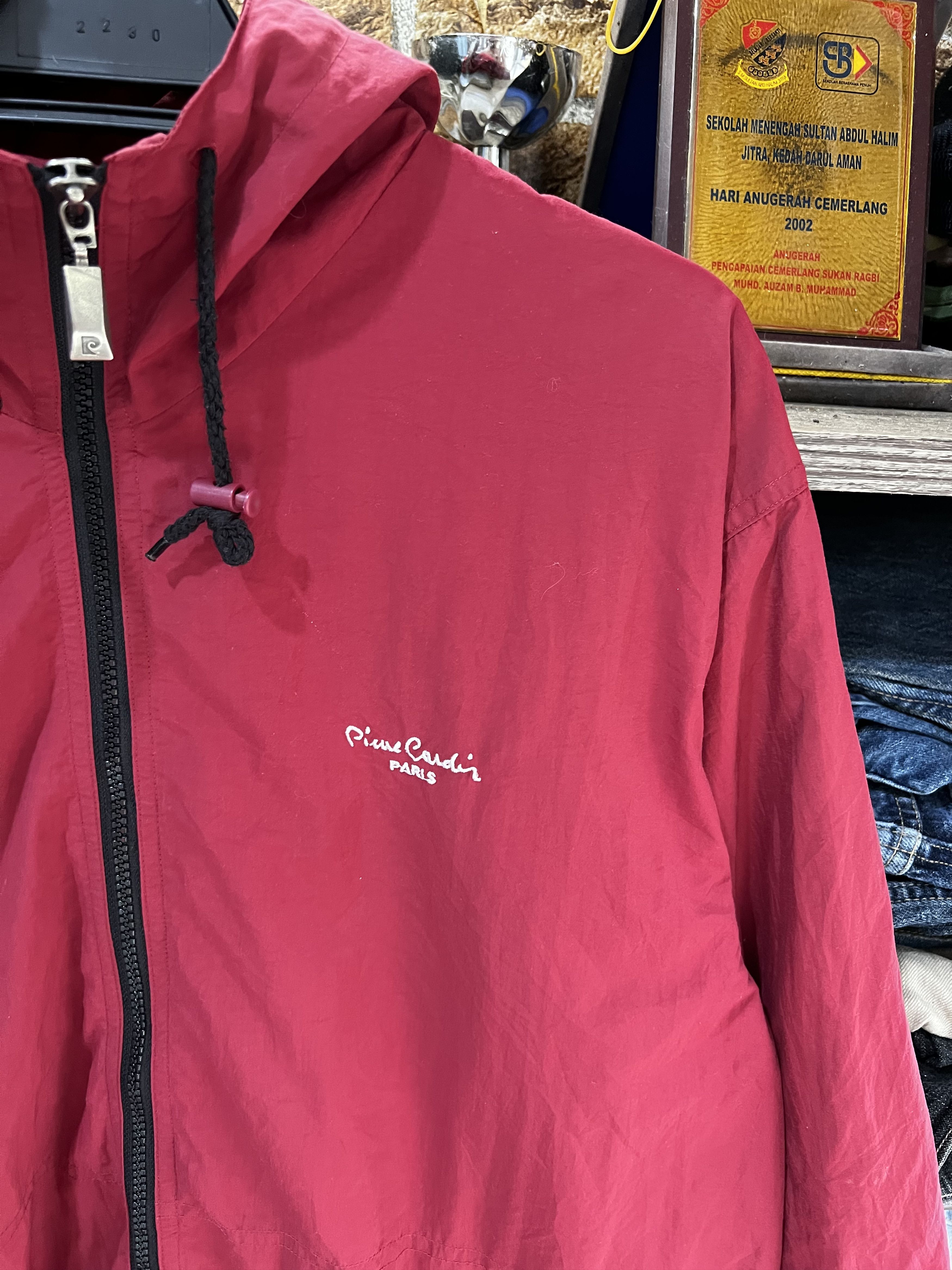 Pierre Cardin 🔥Red Vintage Pierre Cardin Sports Zipper Jackets Size US L / EU 52-54 / 3 - 7 Thumbnail