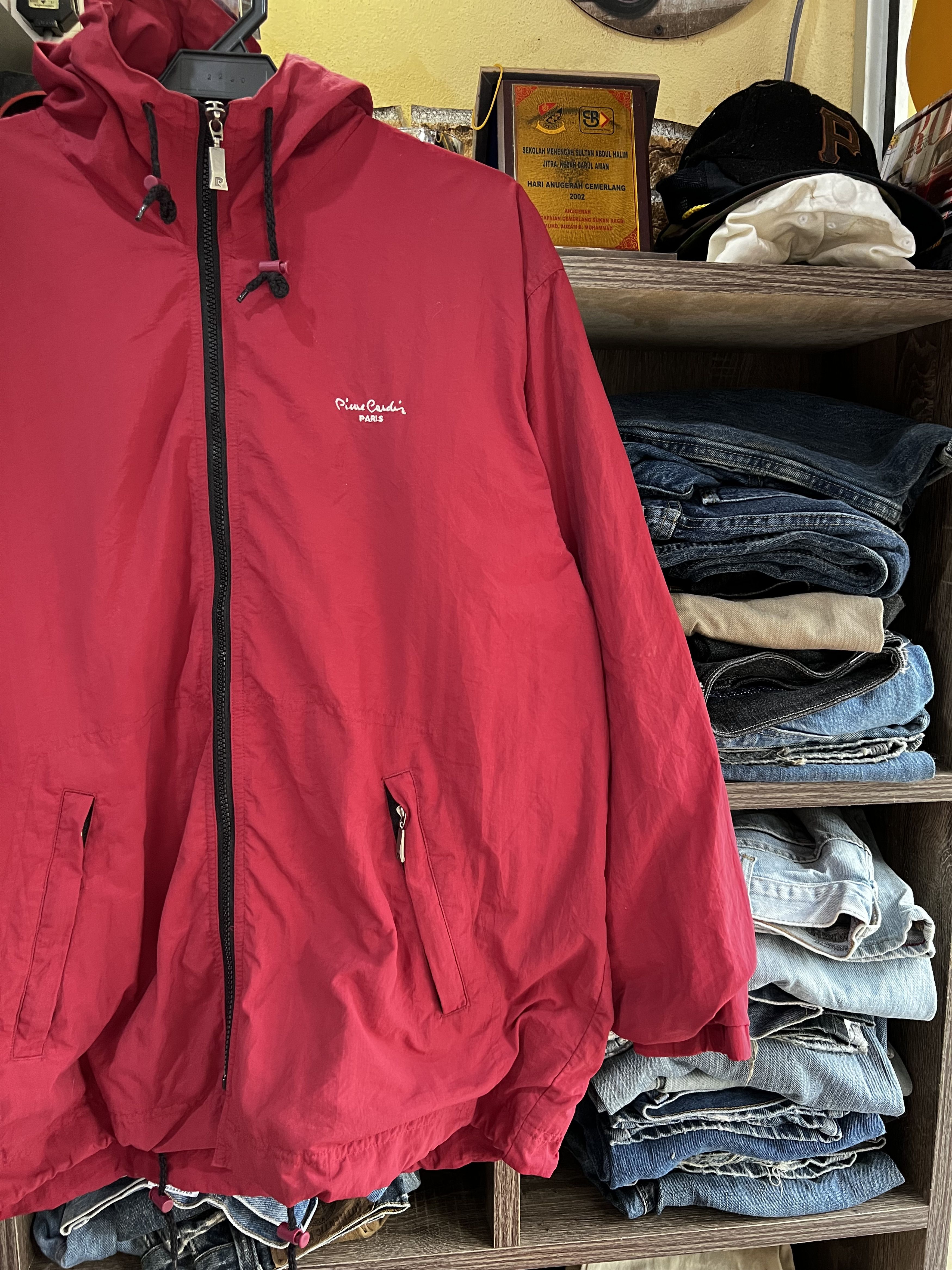 Pierre Cardin 🔥Red Vintage Pierre Cardin Sports Zipper Jackets Size US L / EU 52-54 / 3 - 4 Thumbnail
