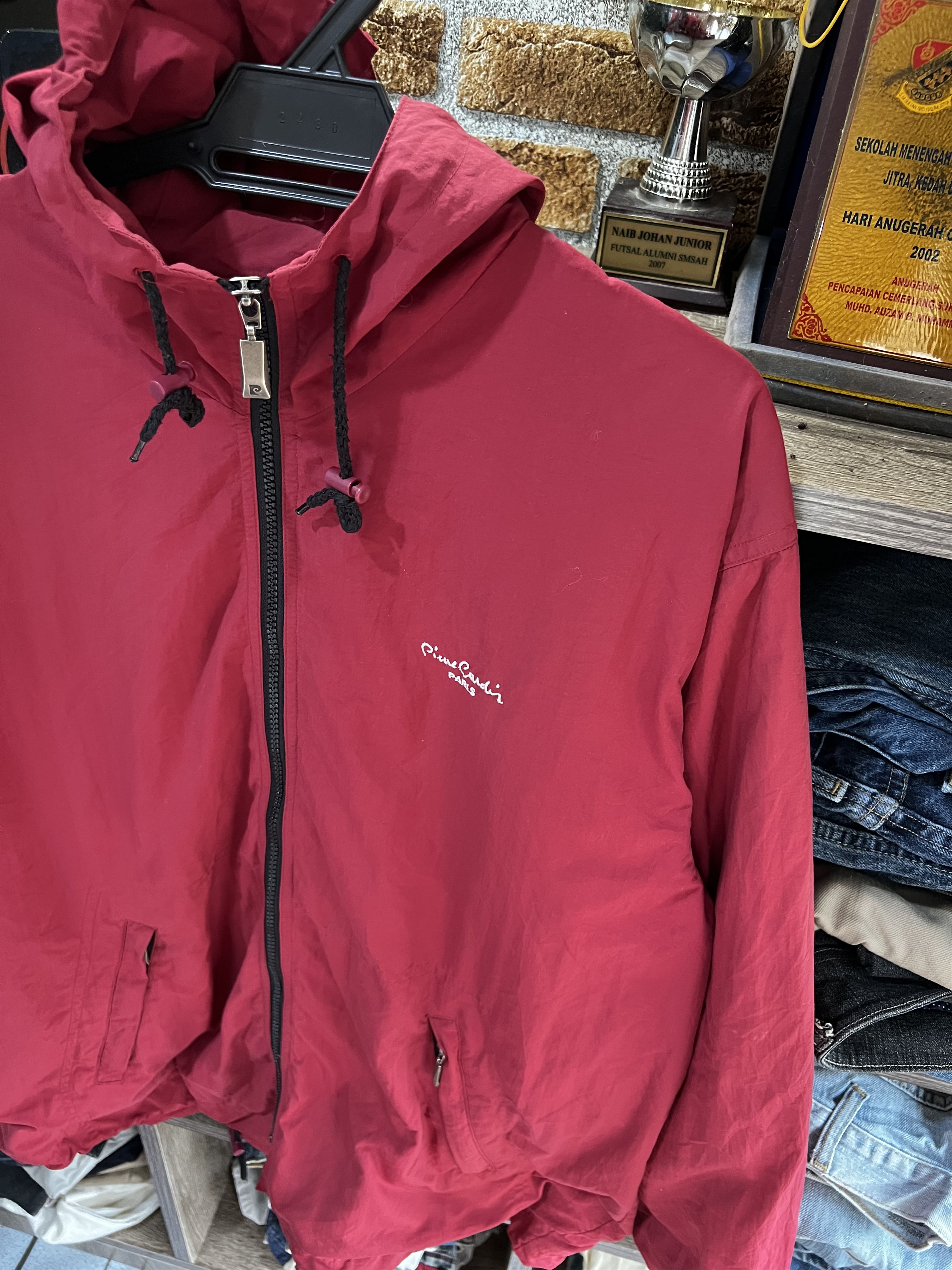 Pierre Cardin 🔥Red Vintage Pierre Cardin Sports Zipper Jackets Size US L / EU 52-54 / 3 - 6 Thumbnail