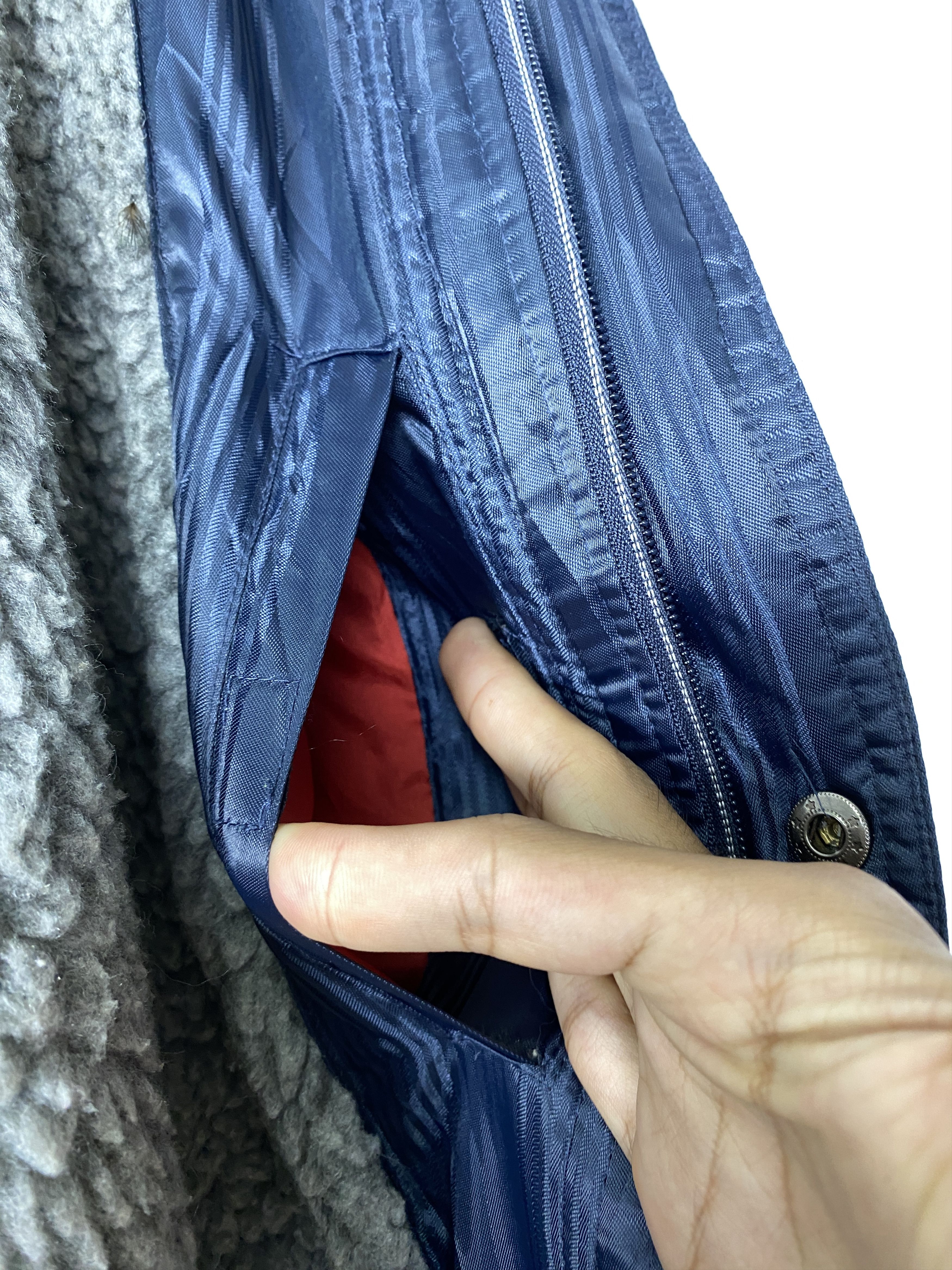 Tultex Vintage Tultex Hoodie Sherpa Lining Long Jacket J1517 Size US XL / EU 56 / 4 - 13 Thumbnail