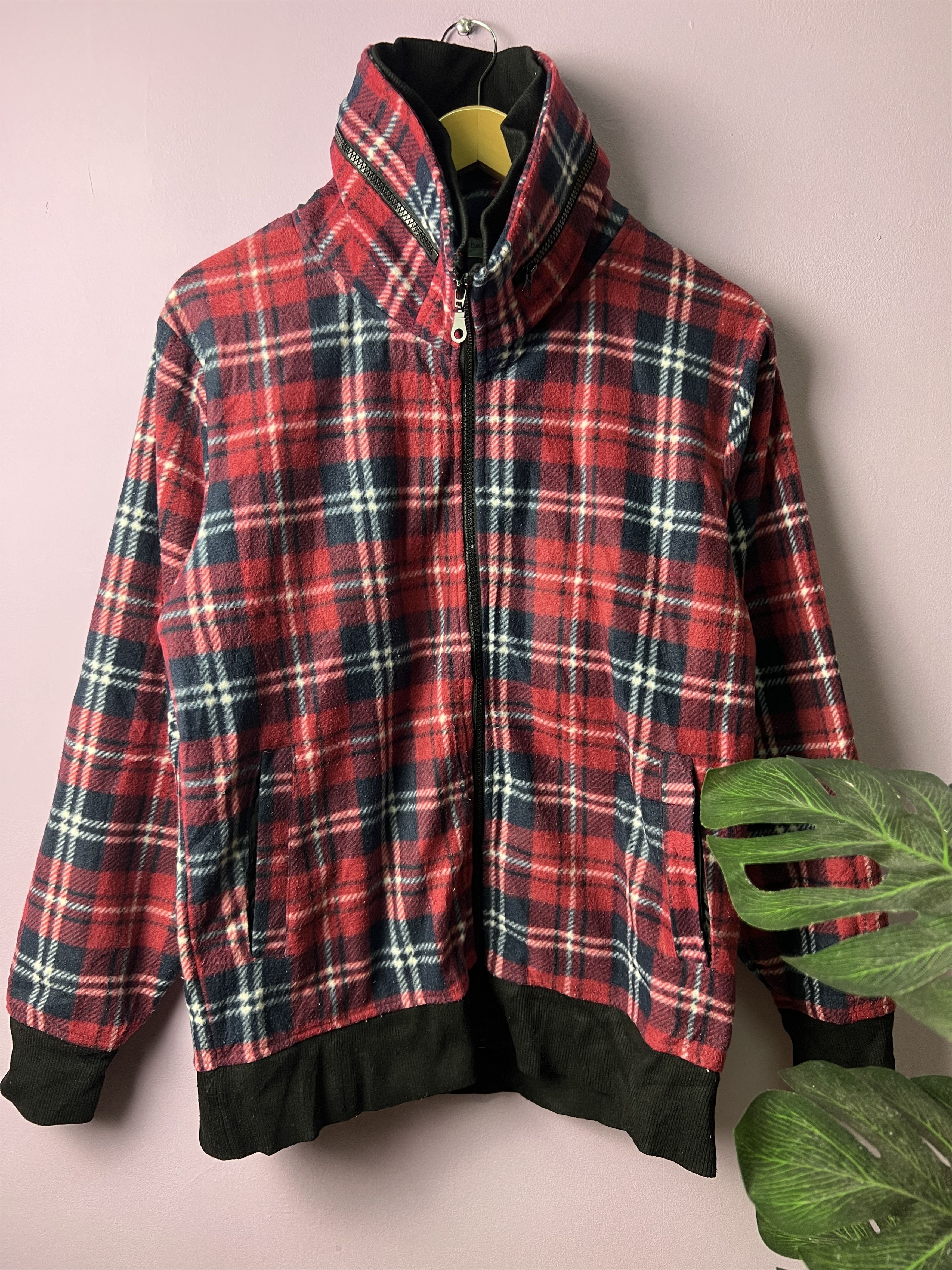 Other 🔥Vintage Anti-Label Flannel Zipper Jackets Size US S / EU 44-46 / 1 - 2 Thumbnail