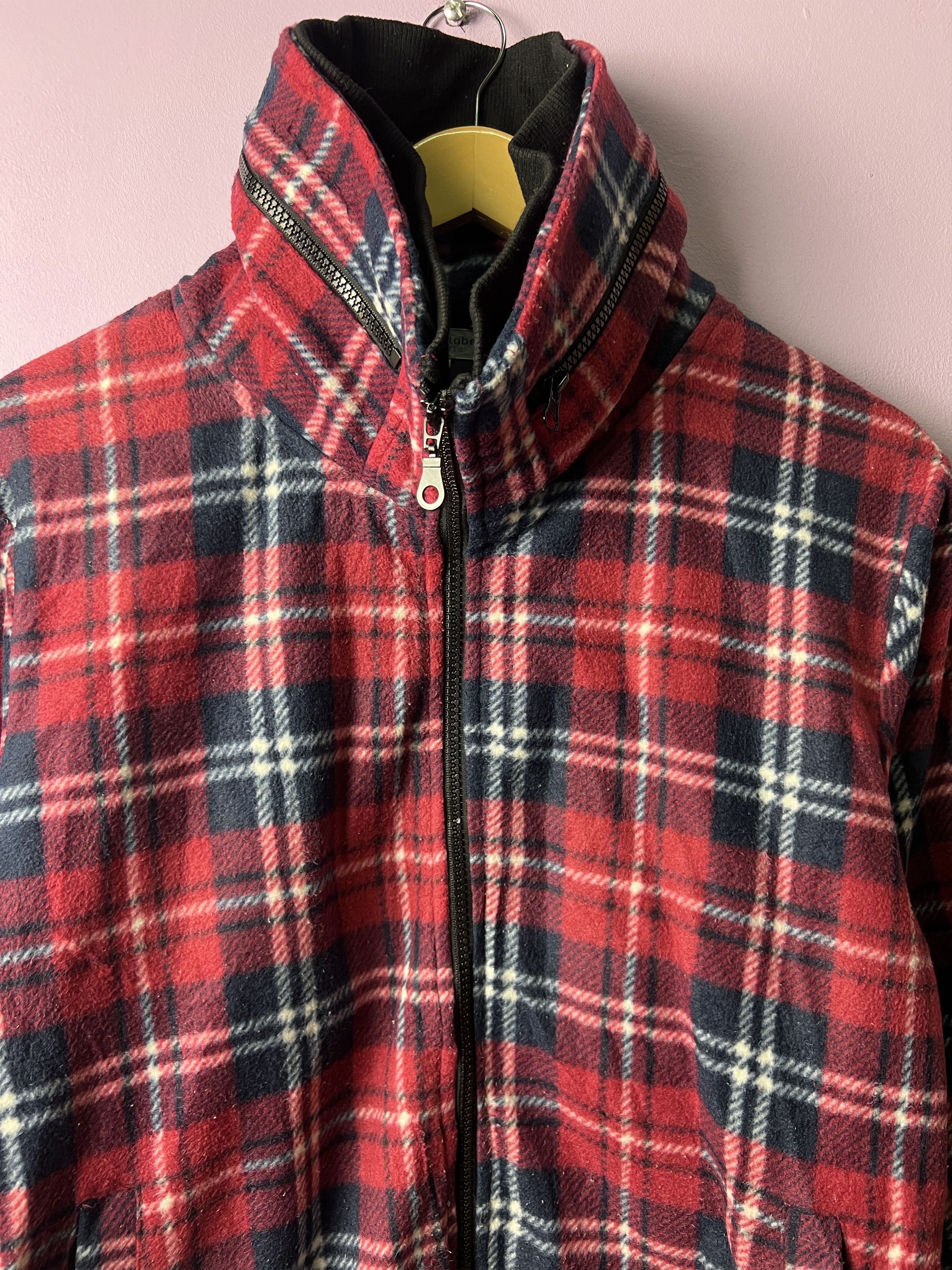 Other 🔥Vintage Anti-Label Flannel Zipper Jackets Size US S / EU 44-46 / 1 - 5 Thumbnail