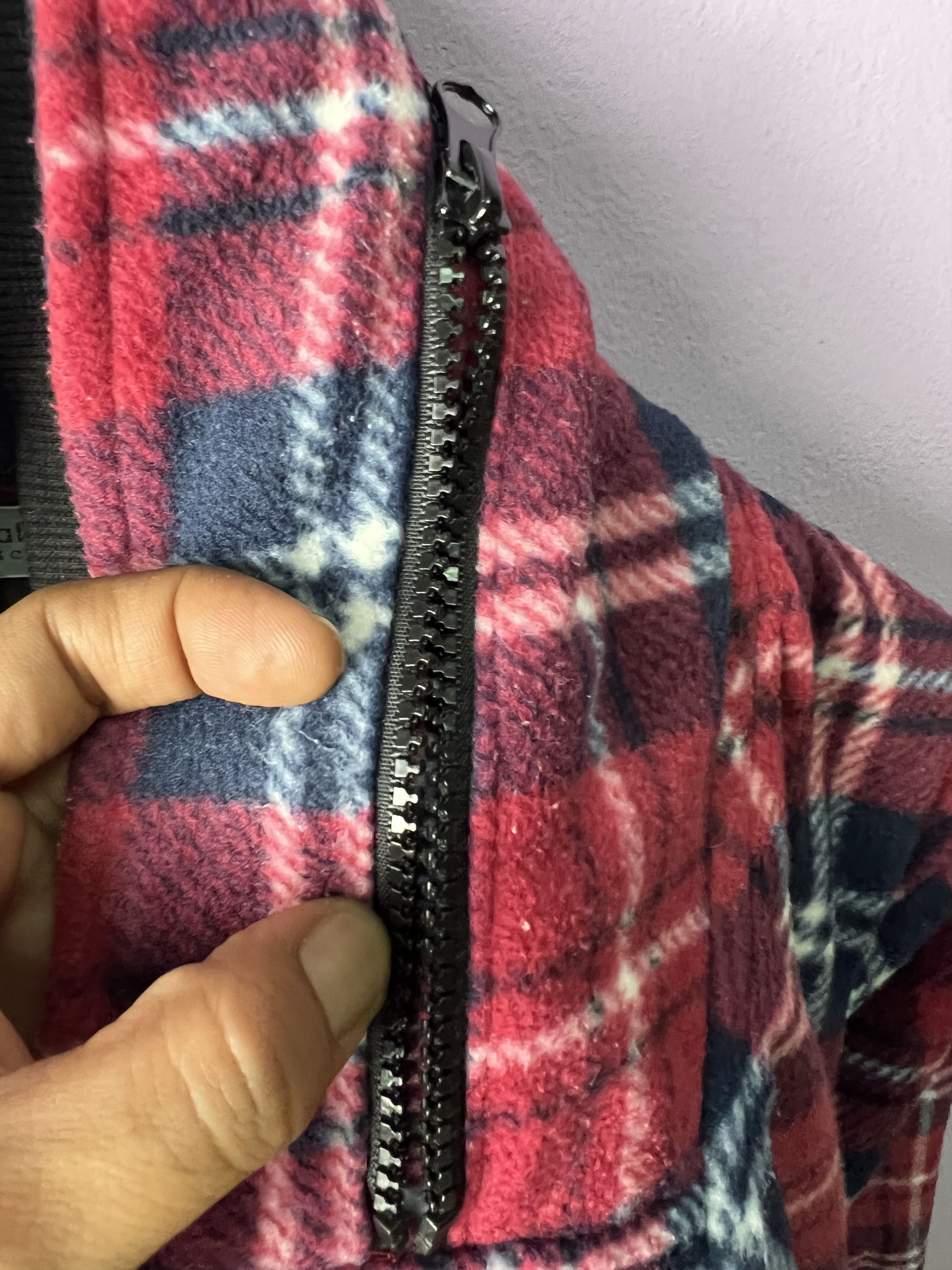 Other 🔥Vintage Anti-Label Flannel Zipper Jackets Size US S / EU 44-46 / 1 - 13 Thumbnail