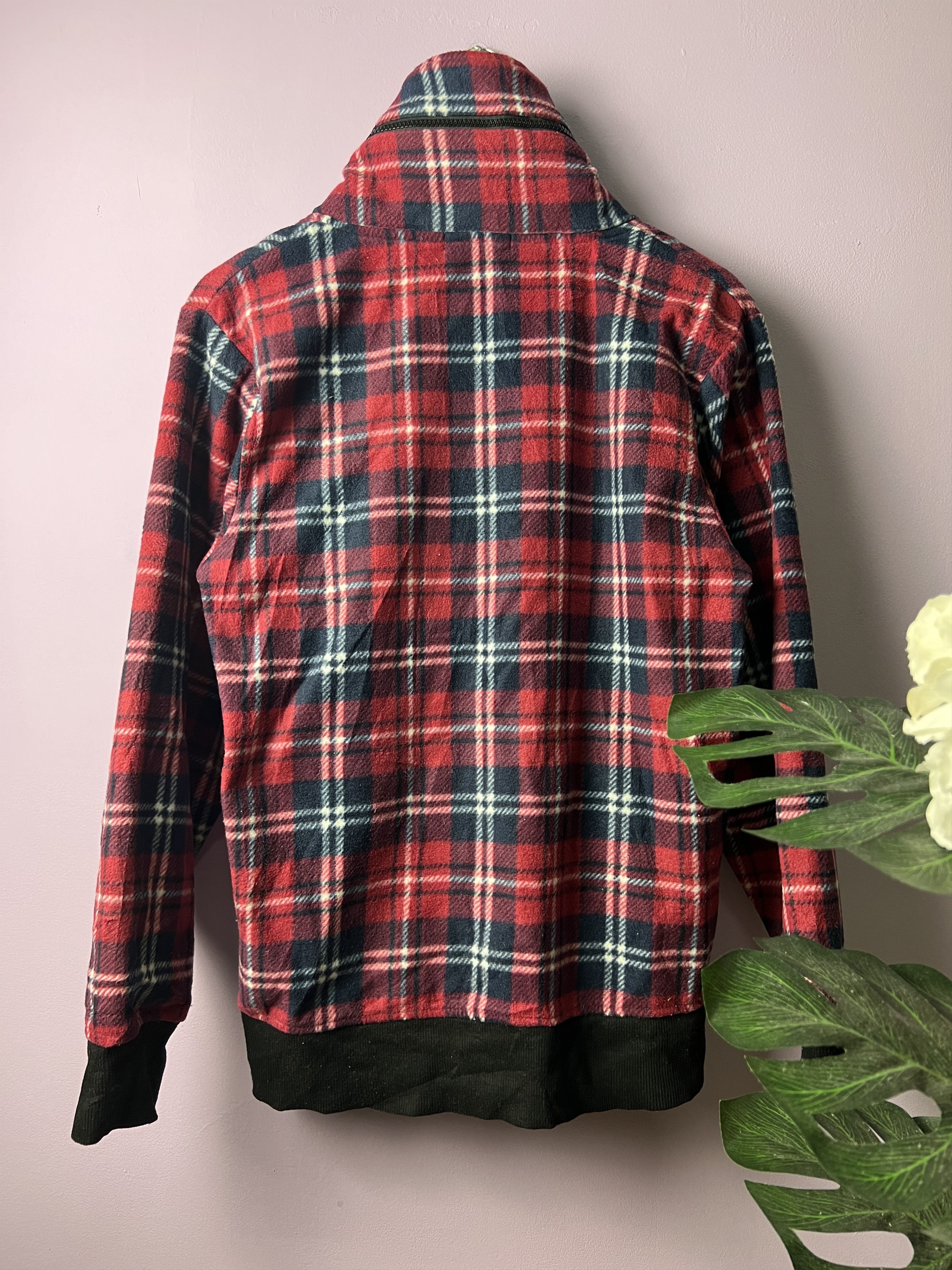 Other 🔥Vintage Anti-Label Flannel Zipper Jackets Size US S / EU 44-46 / 1 - 3 Thumbnail