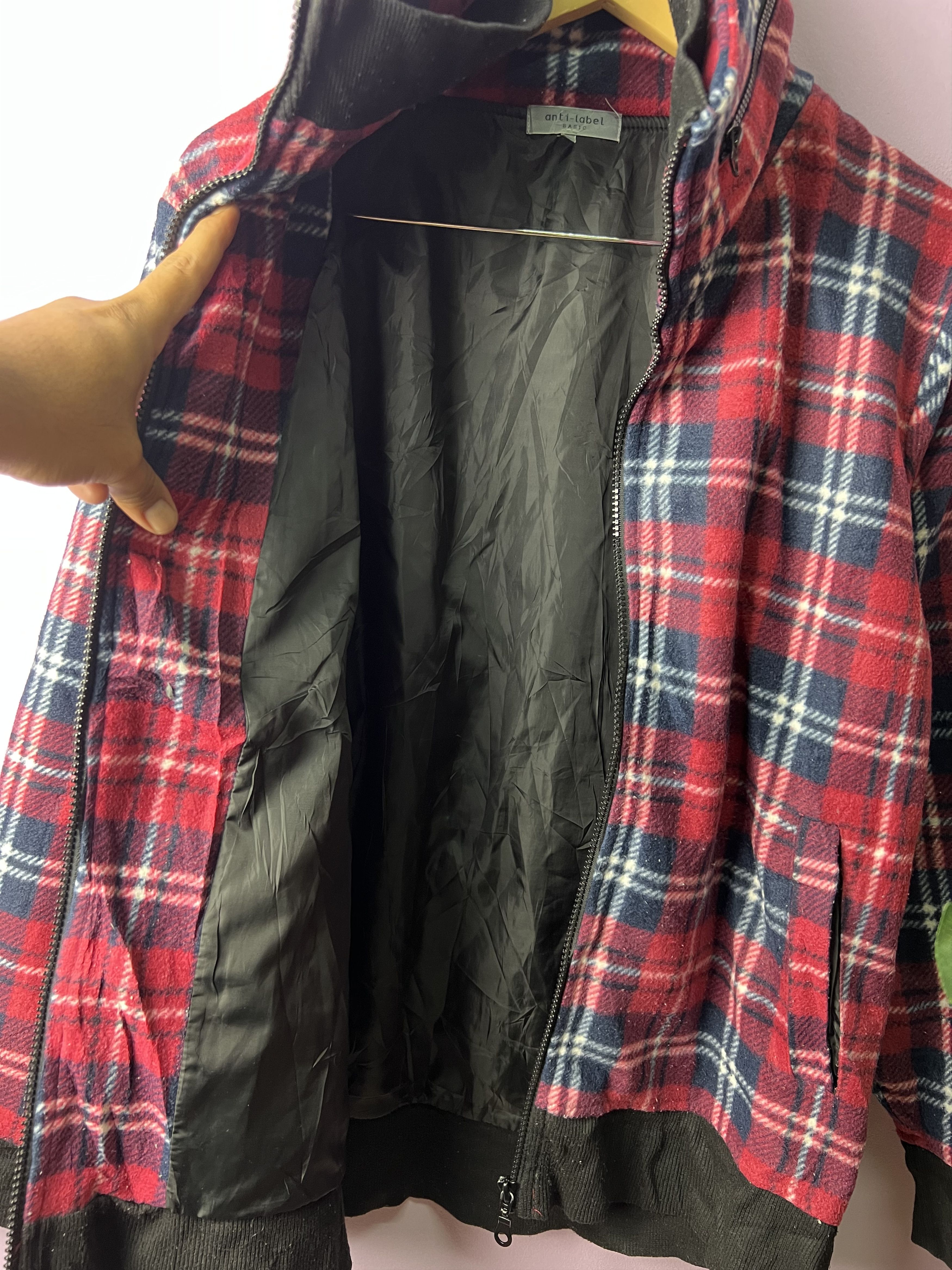 Other 🔥Vintage Anti-Label Flannel Zipper Jackets Size US S / EU 44-46 / 1 - 12 Thumbnail