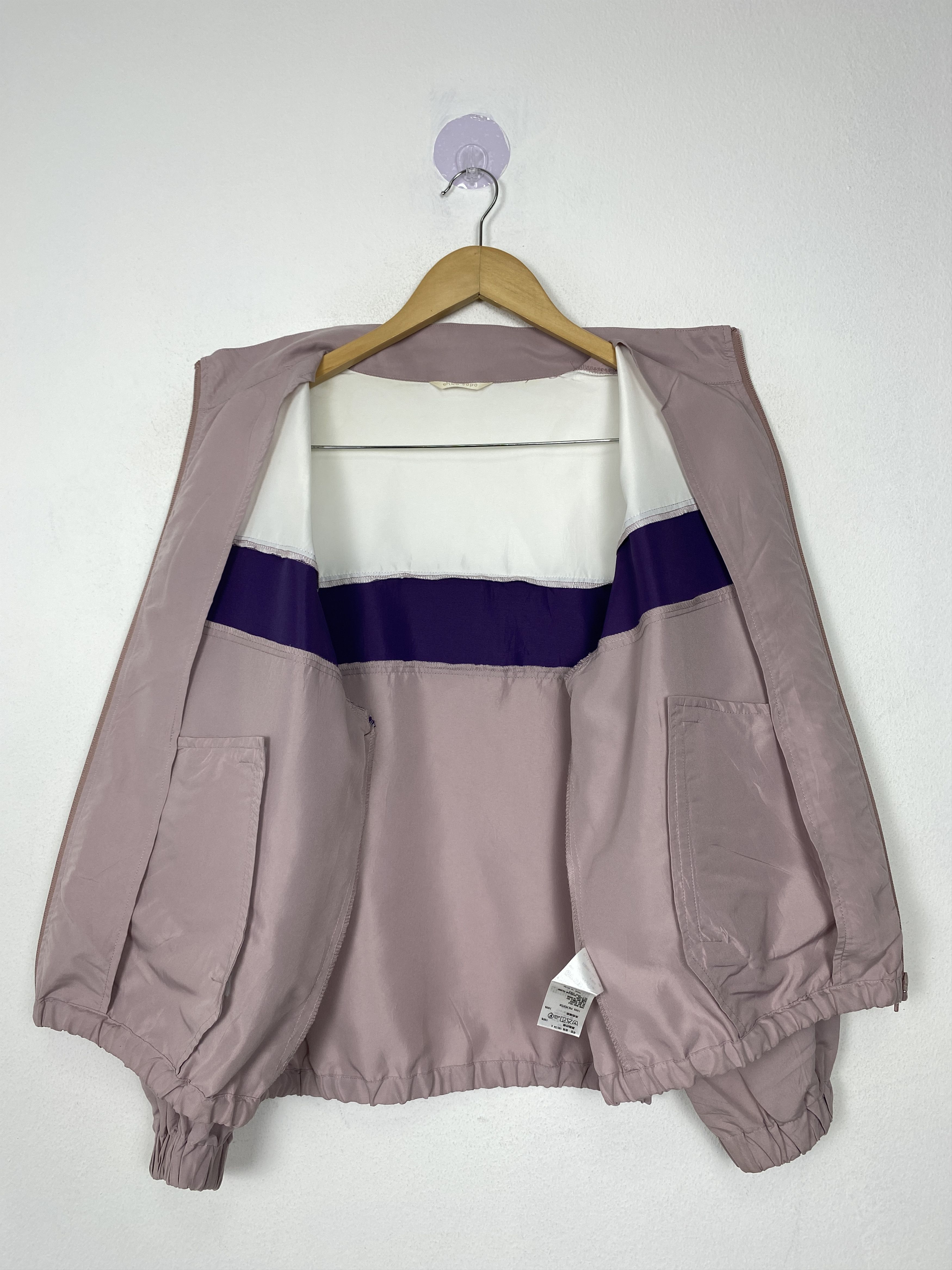 Japanese Brand Vintage Ehka Sopo Zip Up Windbreaker Jacket J1519 Size 3XL / US 20-22 - 8 Thumbnail