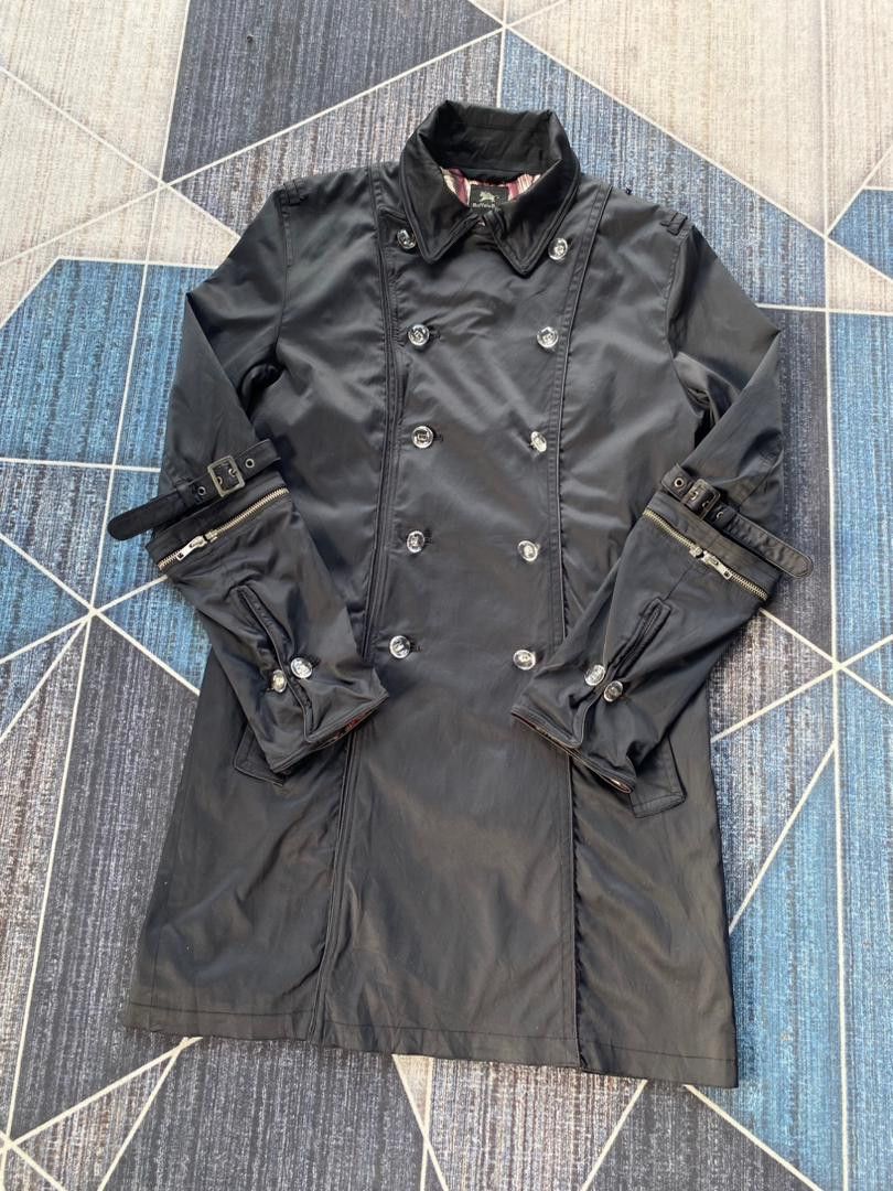 BUFFALO BOBS × If Six Was Nine × Le Grande Bleu (L.G.B.) CYBERPUNK BUFFALO BOBS BONDAGE PUNK DETACHED SLEEVE OVERCOAT Size XS / US 0-2 / IT 36-38 - 1 Thumbnail