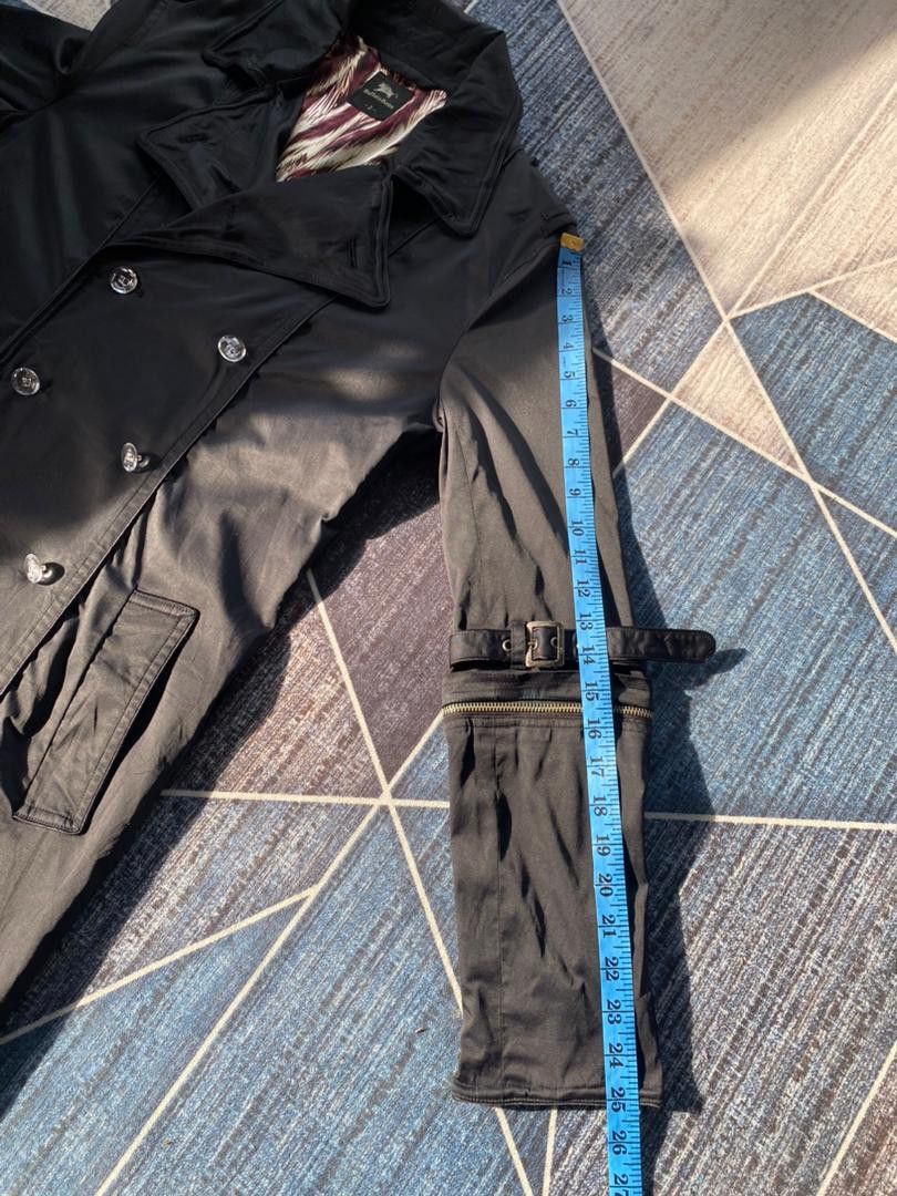 BUFFALO BOBS × If Six Was Nine × Le Grande Bleu (L.G.B.) CYBERPUNK BUFFALO BOBS BONDAGE PUNK DETACHED SLEEVE OVERCOAT Size XS / US 0-2 / IT 36-38 - 18 Thumbnail