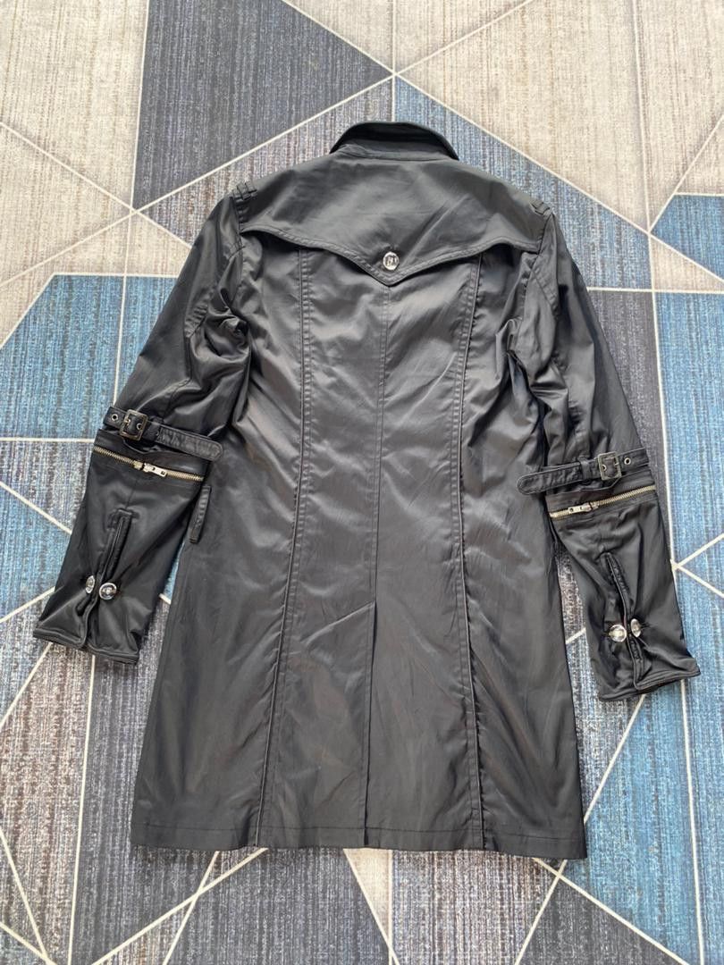 BUFFALO BOBS × If Six Was Nine × Le Grande Bleu (L.G.B.) CYBERPUNK BUFFALO BOBS BONDAGE PUNK DETACHED SLEEVE OVERCOAT Size XS / US 0-2 / IT 36-38 - 10 Thumbnail