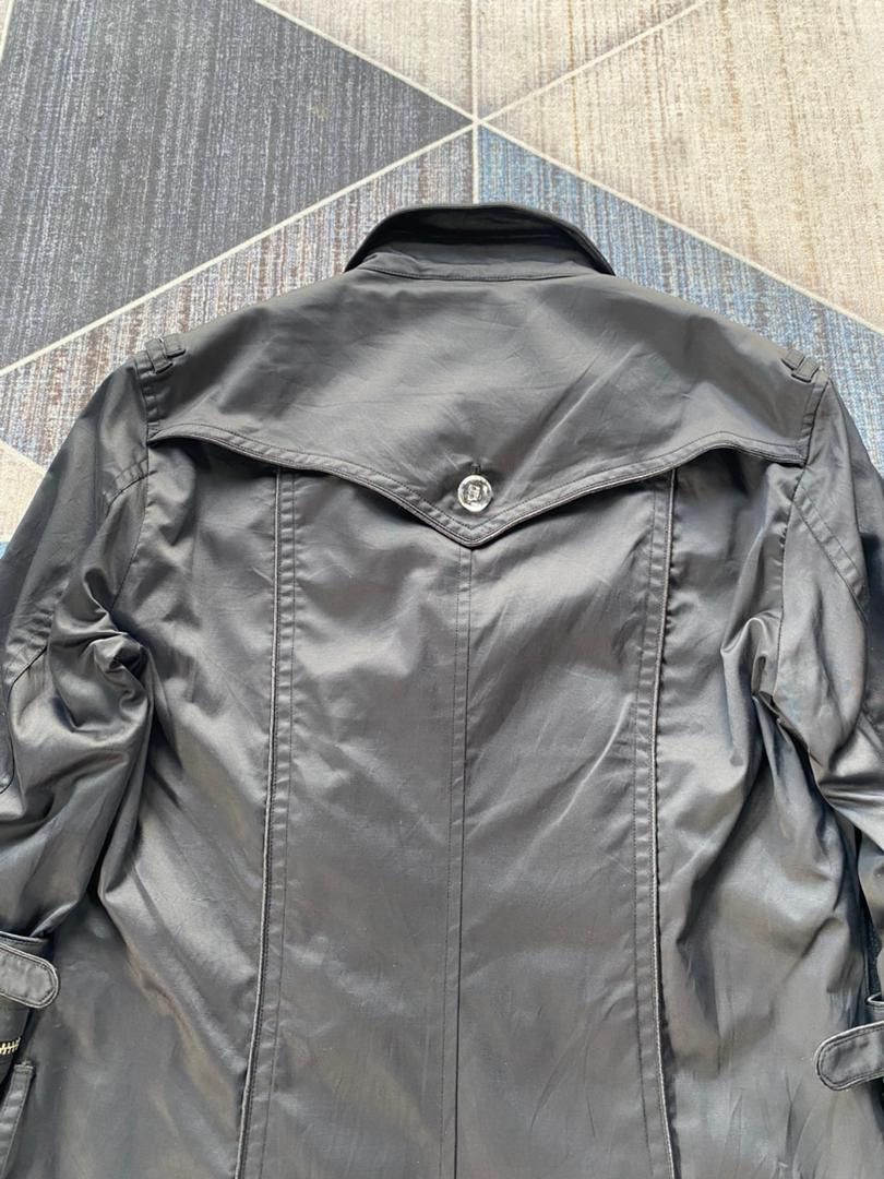BUFFALO BOBS × If Six Was Nine × Le Grande Bleu (L.G.B.) CYBERPUNK BUFFALO BOBS BONDAGE PUNK DETACHED SLEEVE OVERCOAT Size XS / US 0-2 / IT 36-38 - 11 Thumbnail