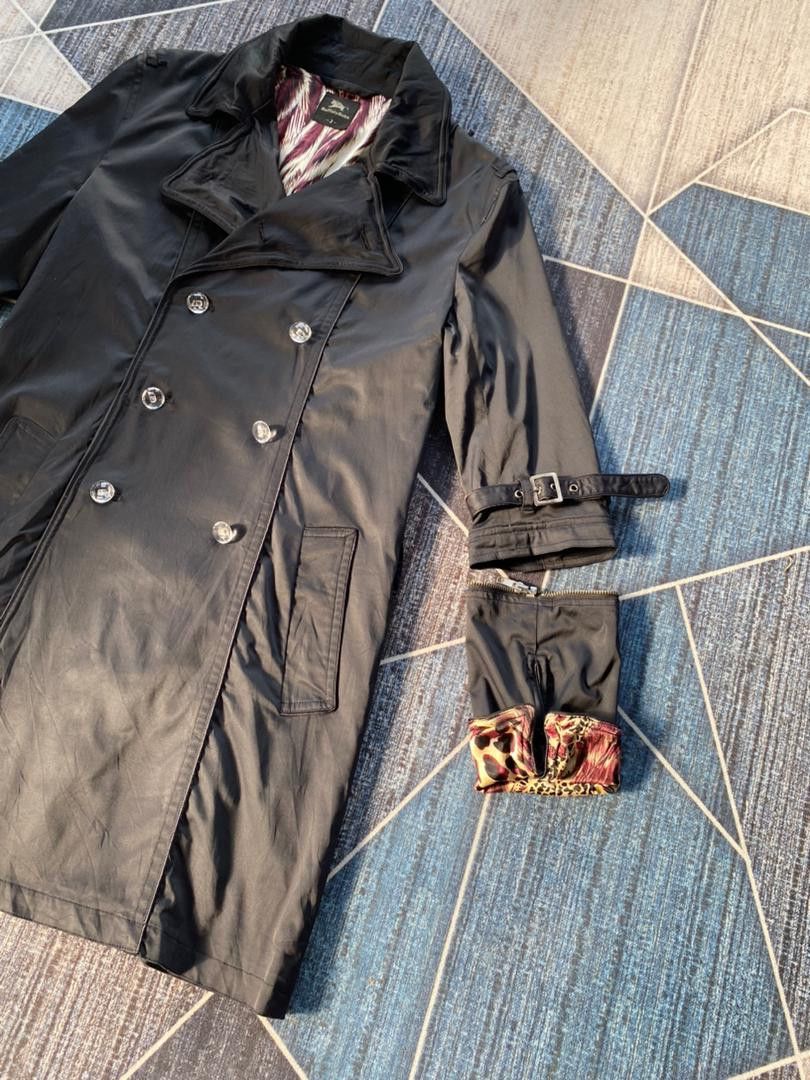 BUFFALO BOBS × If Six Was Nine × Le Grande Bleu (L.G.B.) CYBERPUNK BUFFALO BOBS BONDAGE PUNK DETACHED SLEEVE OVERCOAT Size XS / US 0-2 / IT 36-38 - 5 Thumbnail