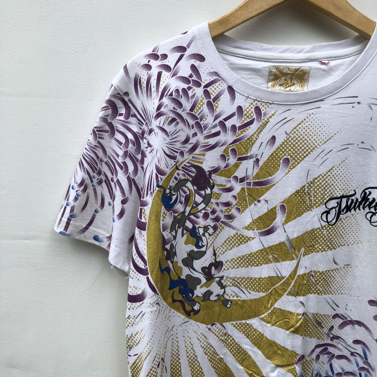 Anime × Japanese Brand T-Shirt All Of Print Anime Oh My Goddess Tsukuyomi Size US L / EU 52-54 / 3 - 3 Thumbnail