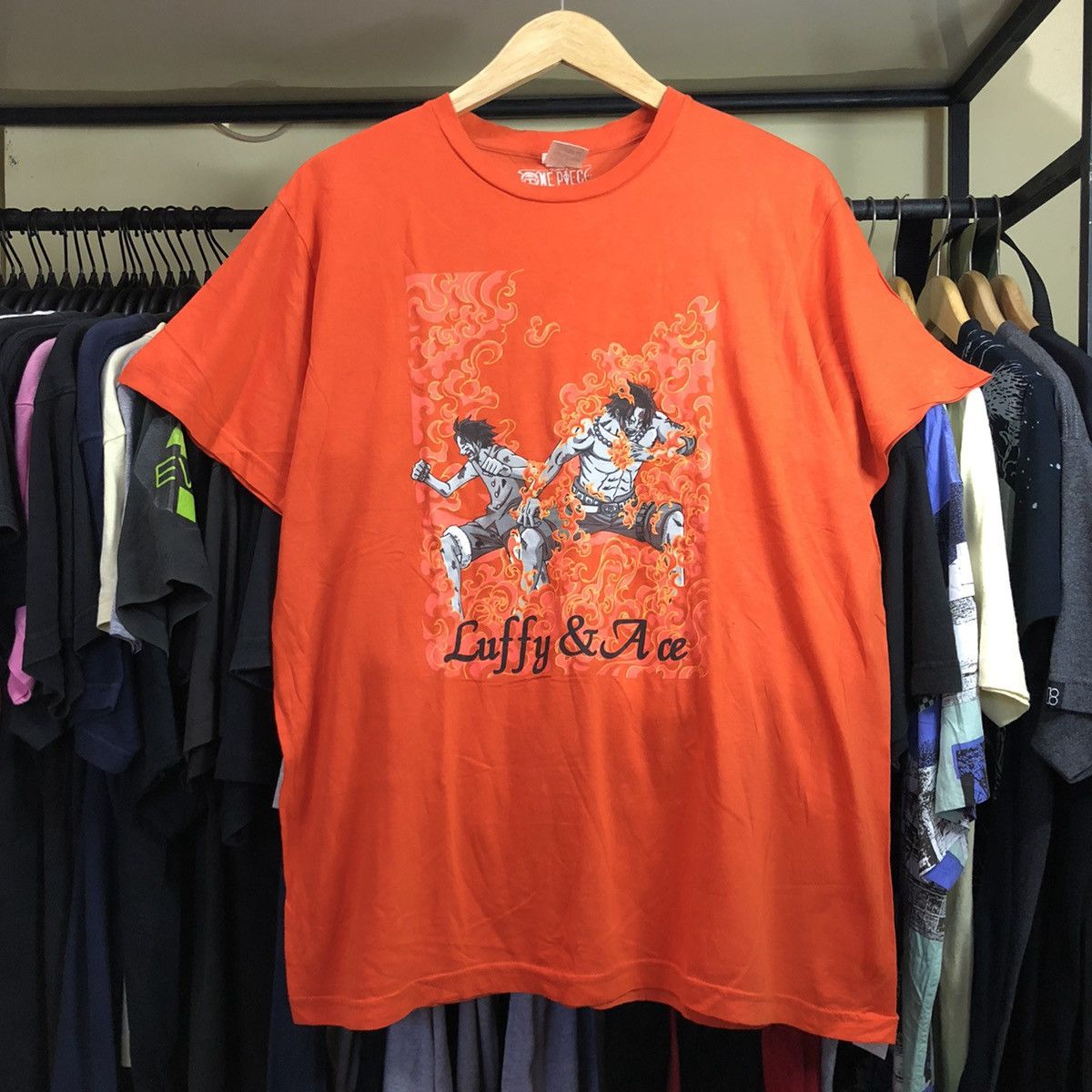 One Piece Rare Anime Japan T-Shirt One Piece Luffy & Ace Size US XL / EU 56 / 4 - 1 Thumbnail
