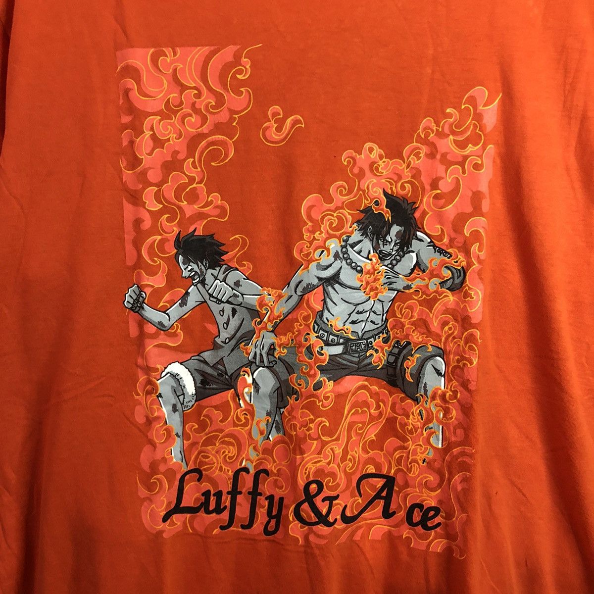 One Piece Rare Anime Japan T-Shirt One Piece Luffy & Ace Size US XL / EU 56 / 4 - 2 Thumbnail