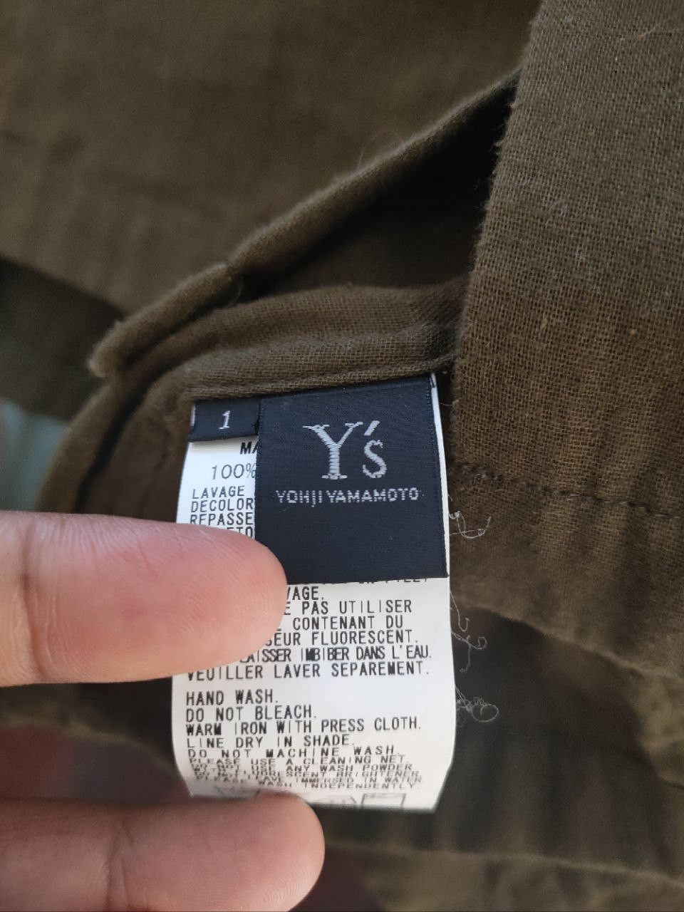 Yohji Yamamoto 💥LAST CALL💥 Ys Crop Shirt Size S / US 4 / IT 40 - 5 Thumbnail