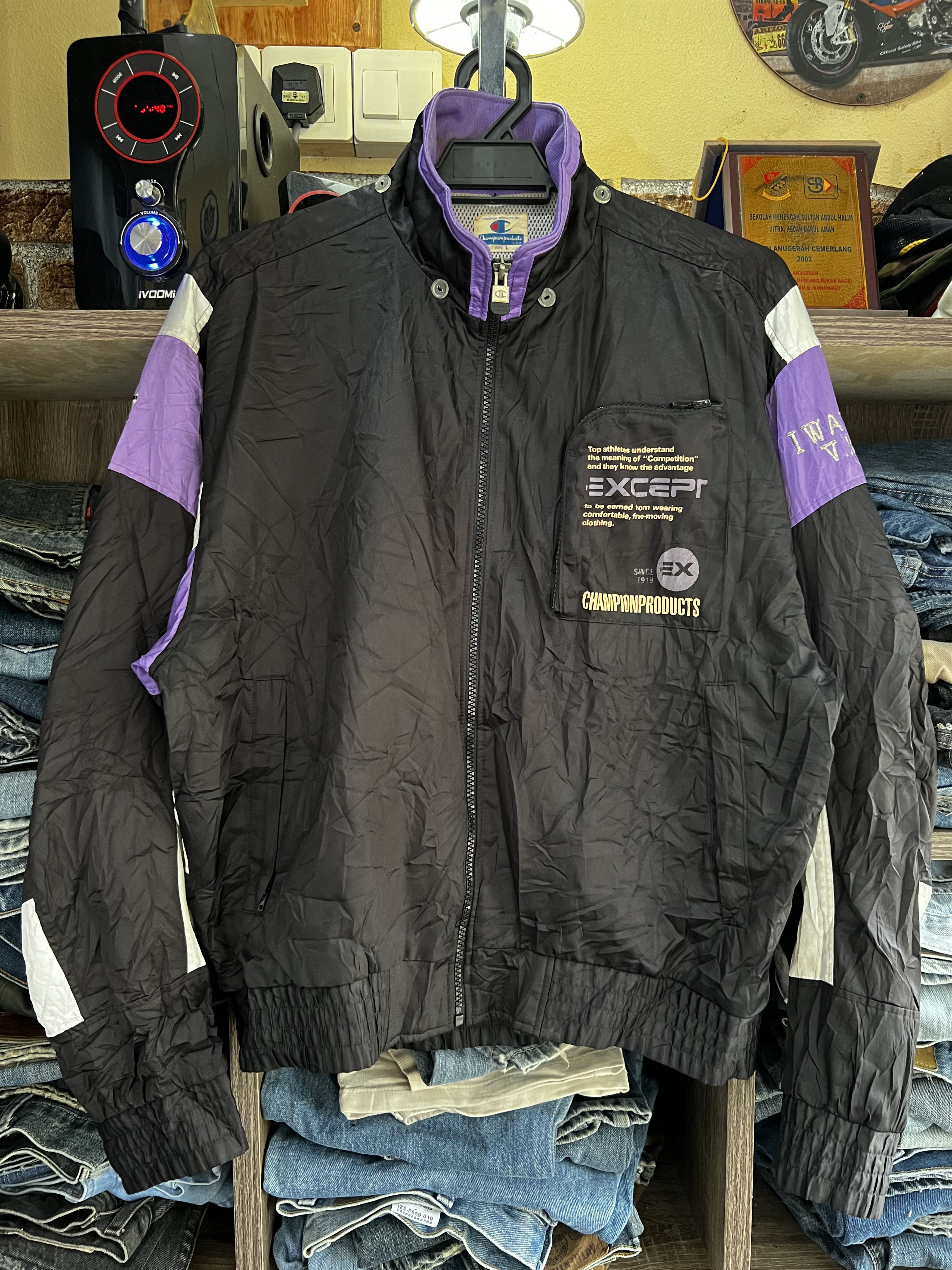 Champion 🔥Vintage Champion Iwatsu Zipper Jackets Size US L / EU 52-54 / 3 - 1 Thumbnail