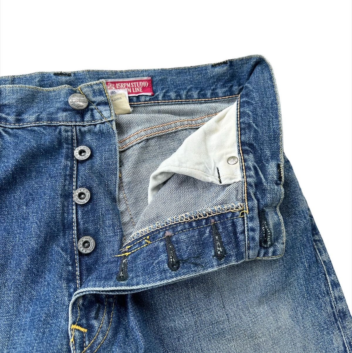 45rpm 28x30 Vintage 45rpm blue denim jeans Size US 28 / EU 44 - 2 Thumbnail