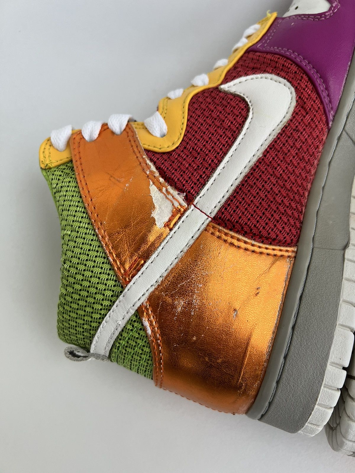 Nike Nike Dunk High Premium Multi-Color Size US 8 / IT 38 - 7 Thumbnail
