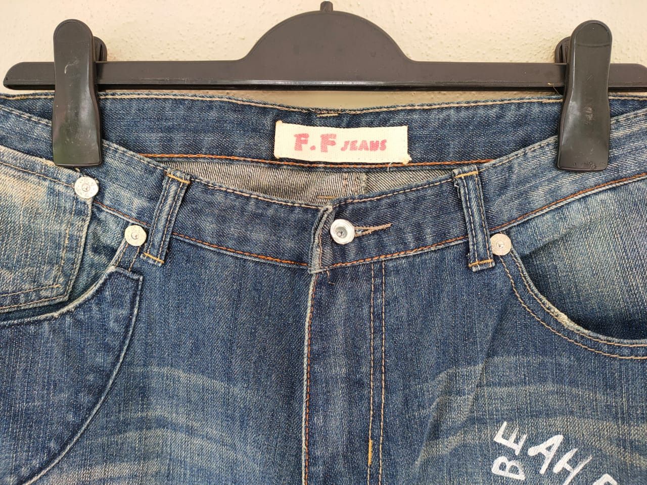 Japanese Brand FF Jeans Denim Size US 33 - 4 Thumbnail