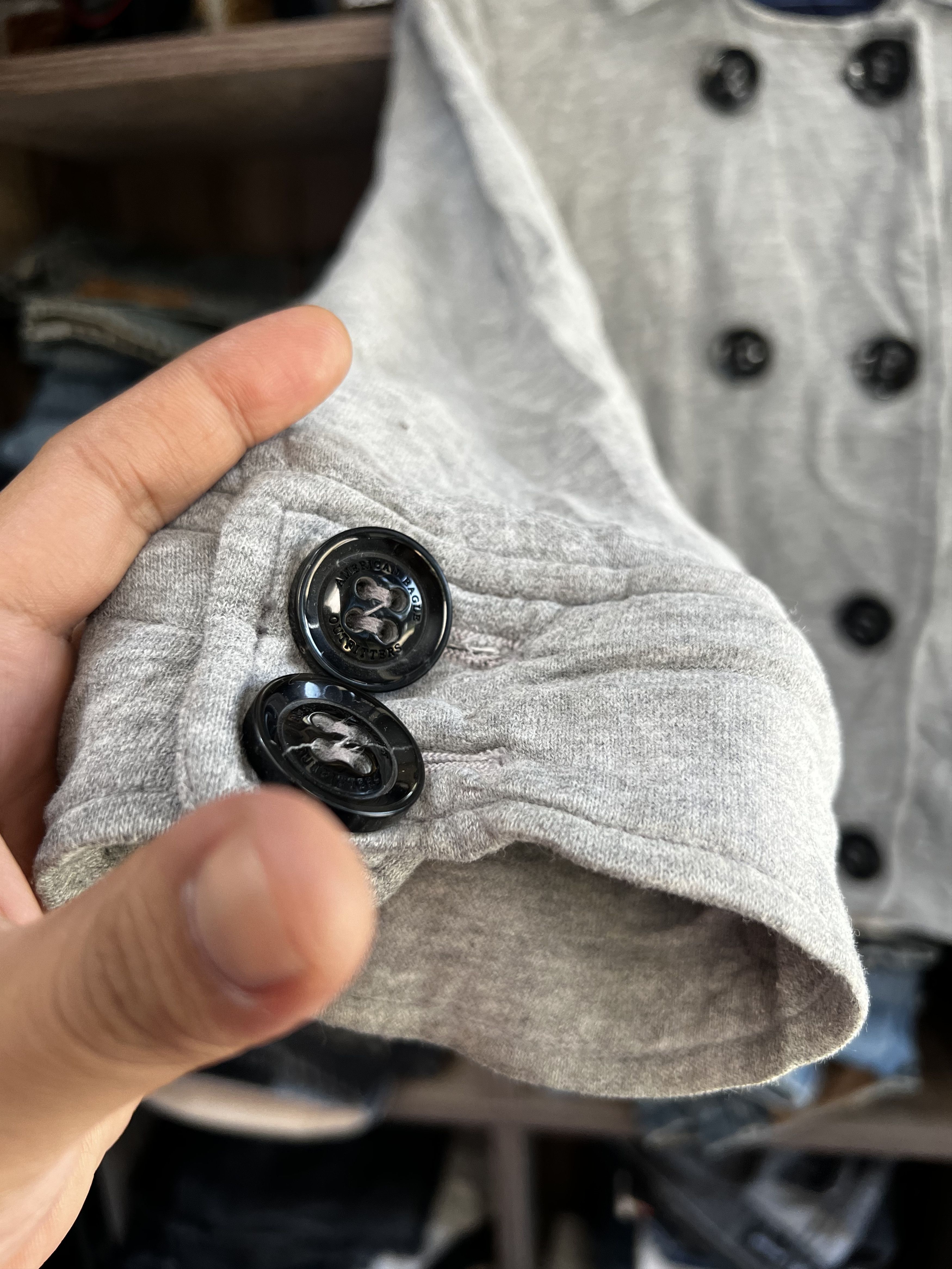 American Eagle Outfitters 🔥Cropped American Eagle Outfitters Button Jackets Size US M / EU 48-50 / 2 - 8 Thumbnail