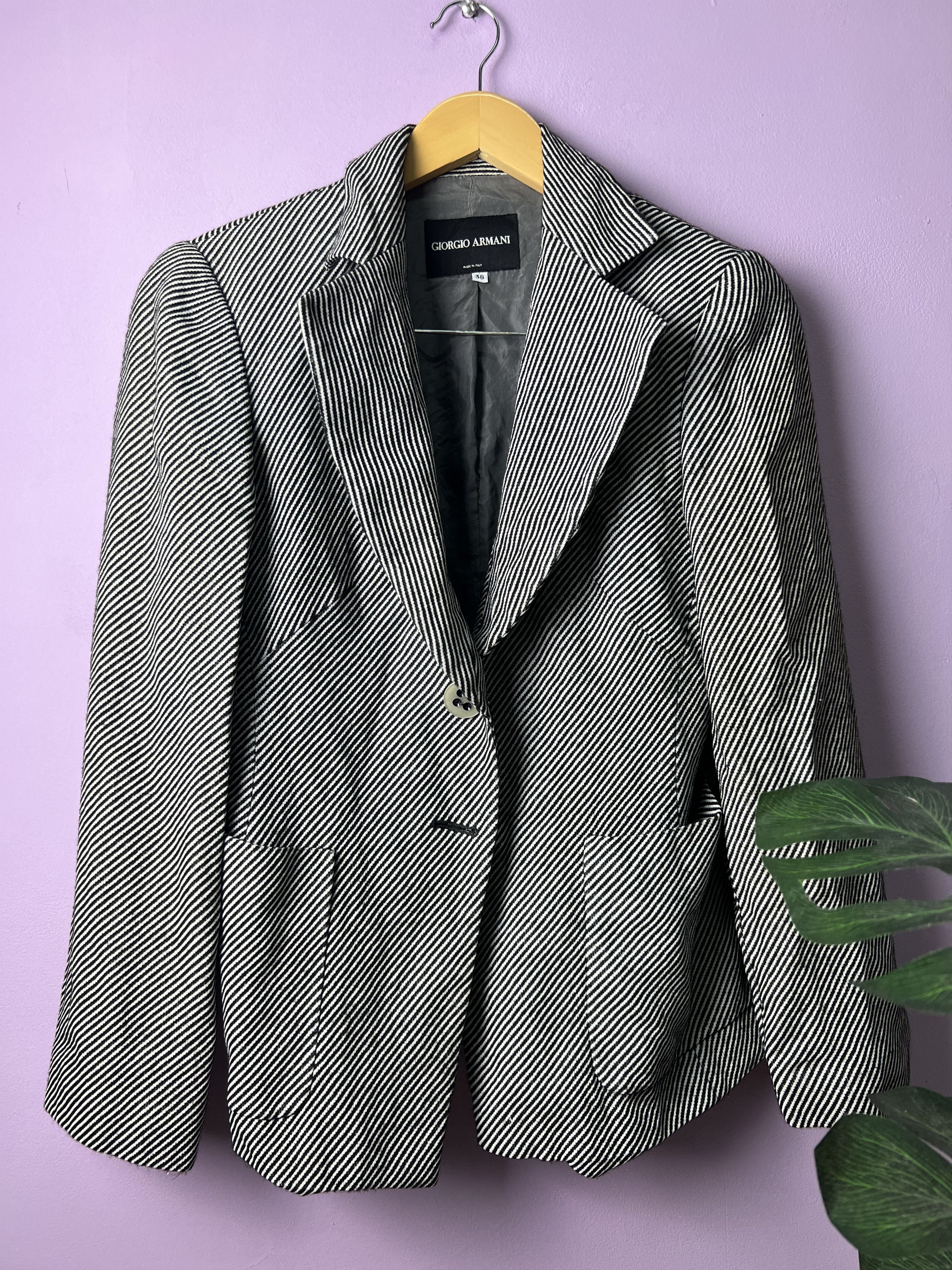 Giorgio Armani 🔥Vintage Giorgio Armani Borgo 21 Blazers Size S / US 4 / IT 40 - 2 Thumbnail