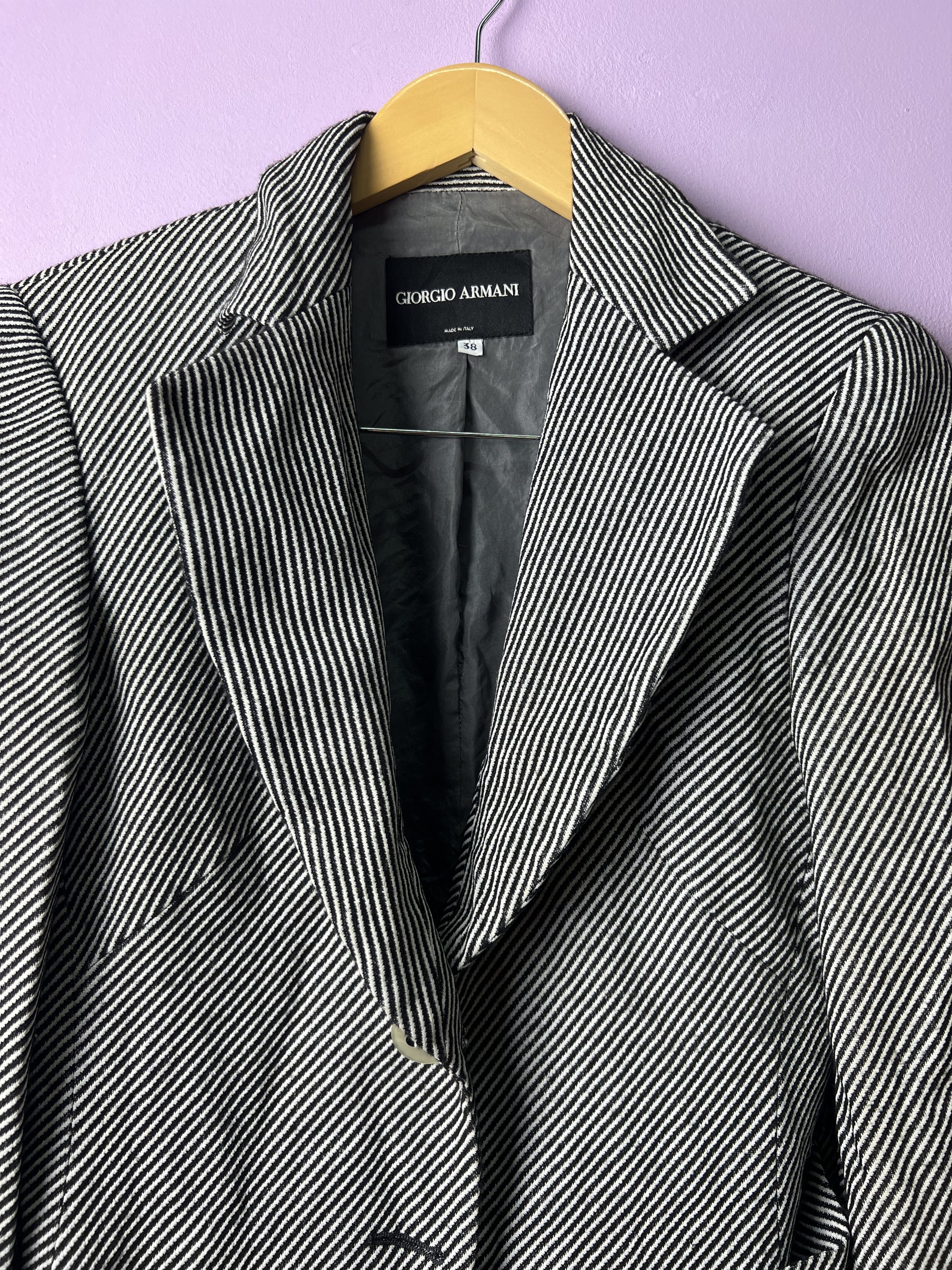 Giorgio Armani 🔥Vintage Giorgio Armani Borgo 21 Blazers Size S / US 4 / IT 40 - 9 Thumbnail