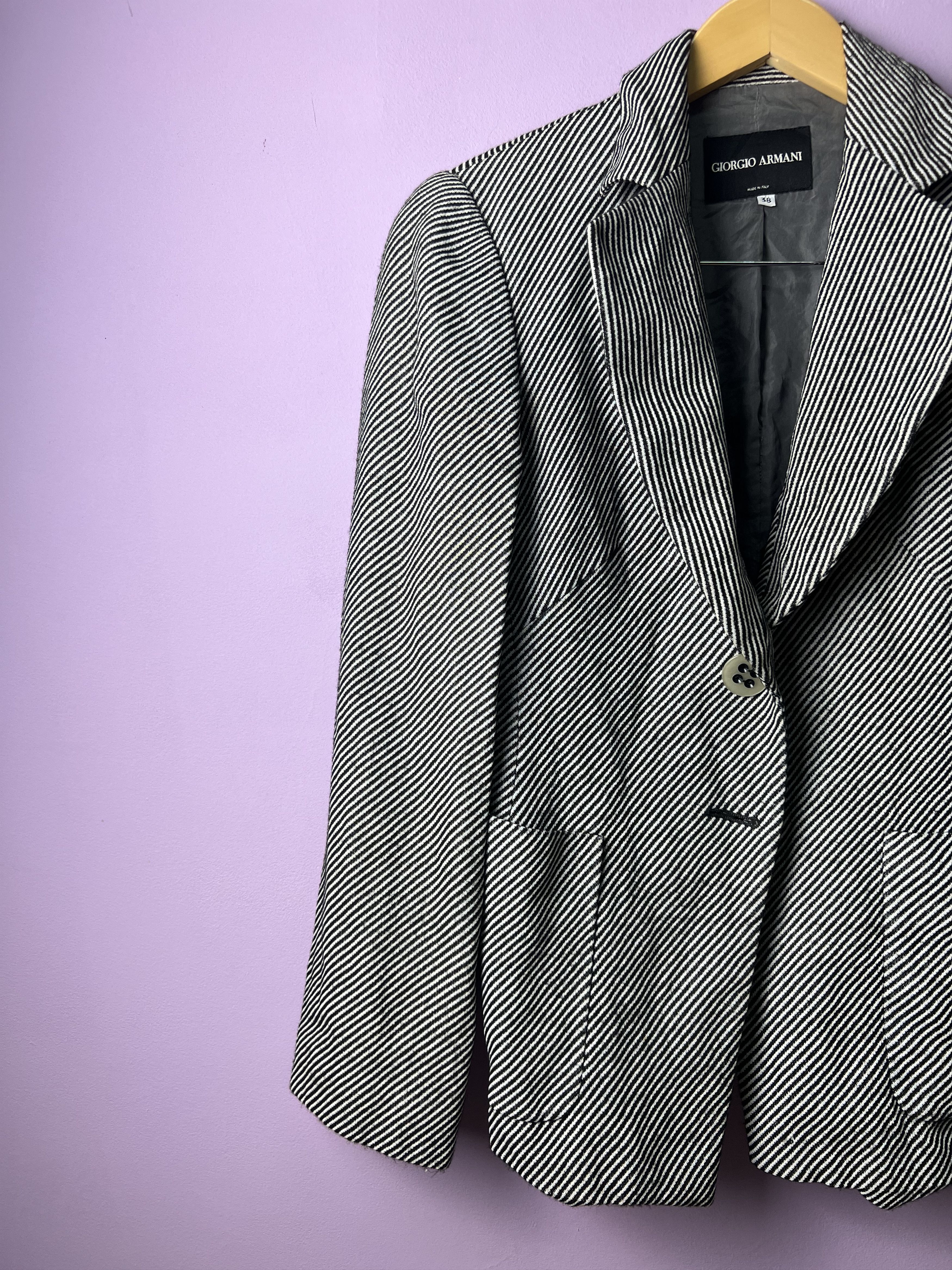 Giorgio Armani 🔥Vintage Giorgio Armani Borgo 21 Blazers Size S / US 4 / IT 40 - 4 Thumbnail
