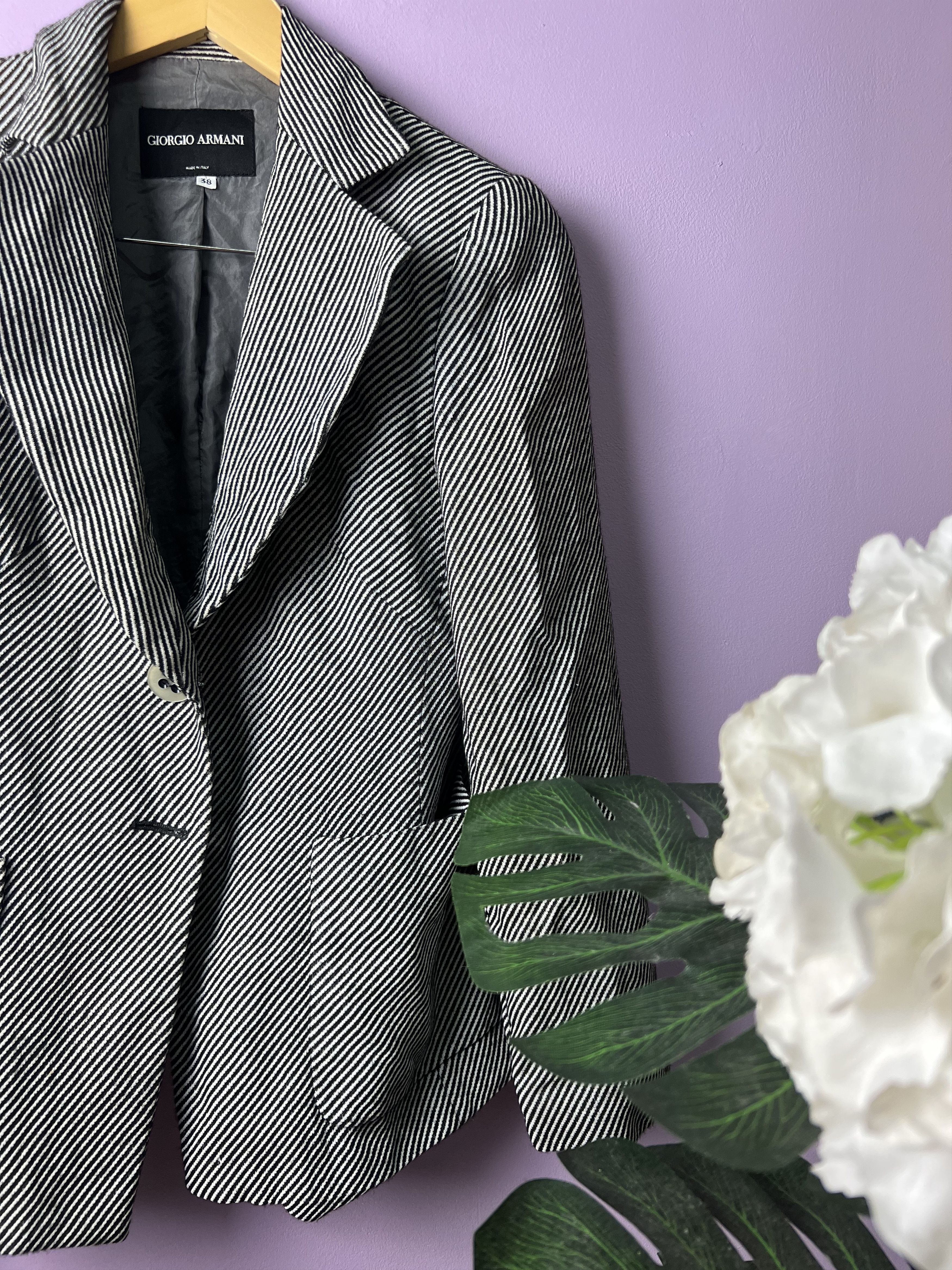 Giorgio Armani 🔥Vintage Giorgio Armani Borgo 21 Blazers Size S / US 4 / IT 40 - 5 Thumbnail