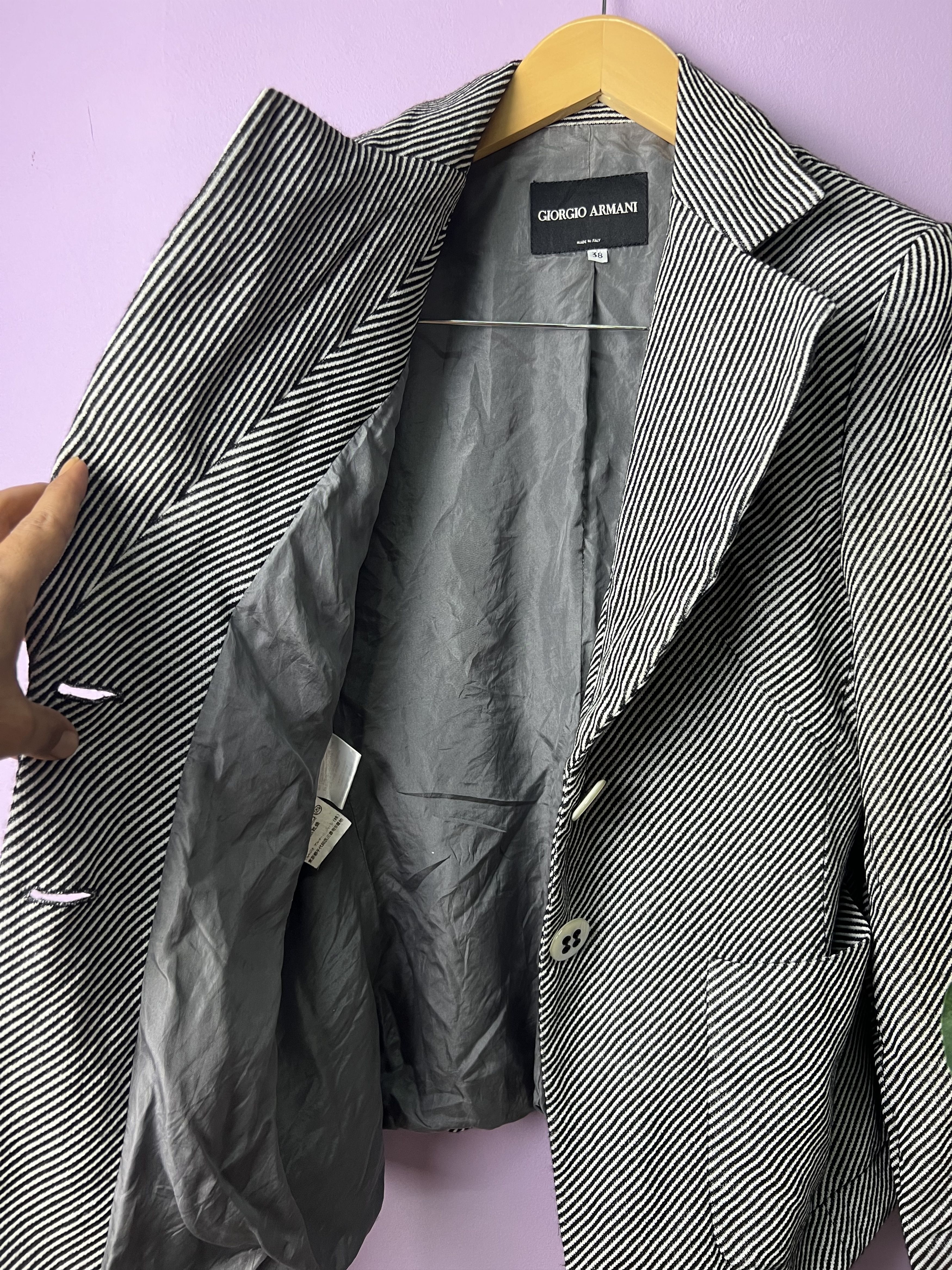 Giorgio Armani 🔥Vintage Giorgio Armani Borgo 21 Blazers Size S / US 4 / IT 40 - 8 Thumbnail