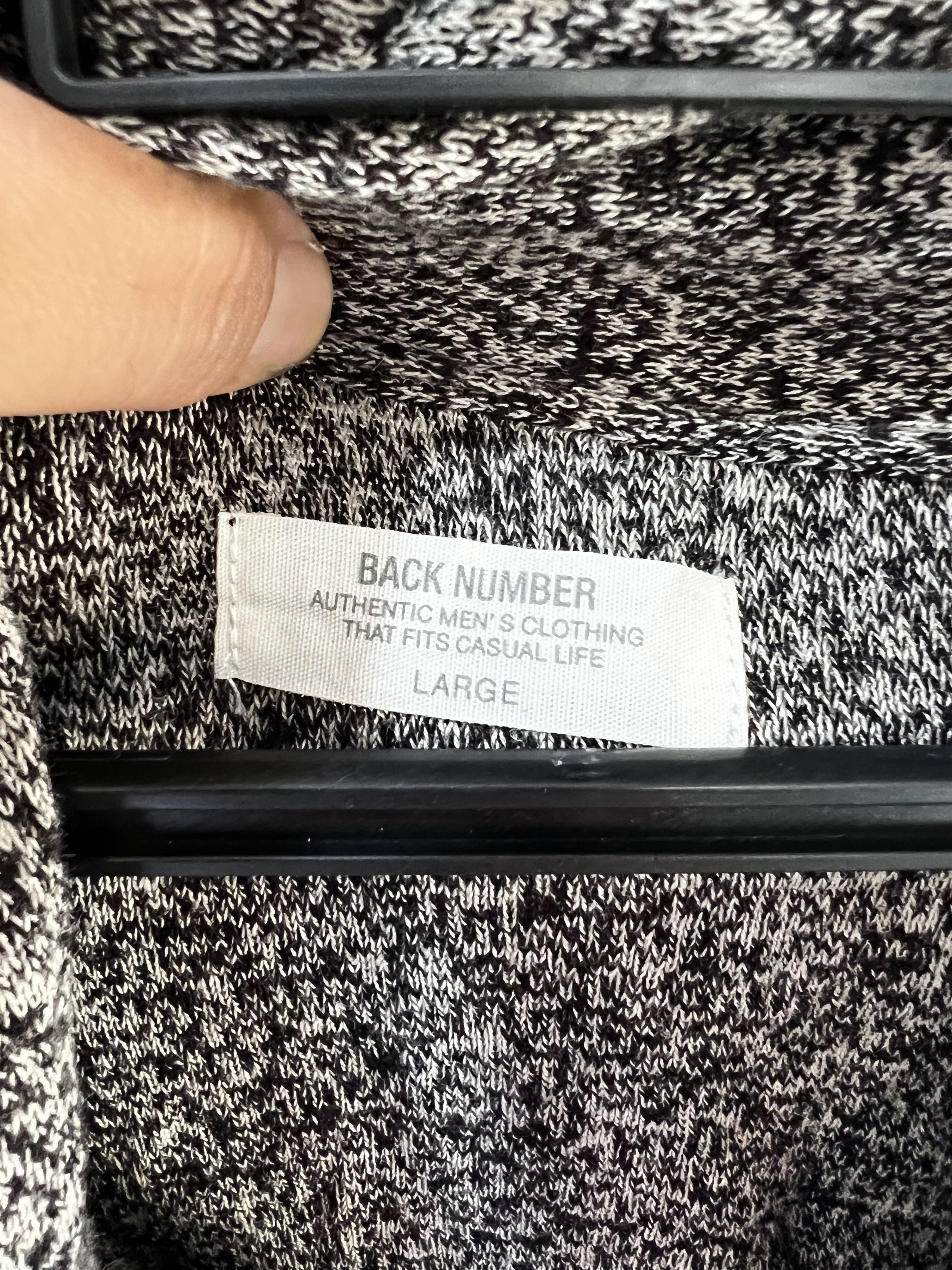 Japanese Brand 🔥Back Number Knit Cardigan Size M / US 6-8 / IT 42-44 - 7 Thumbnail