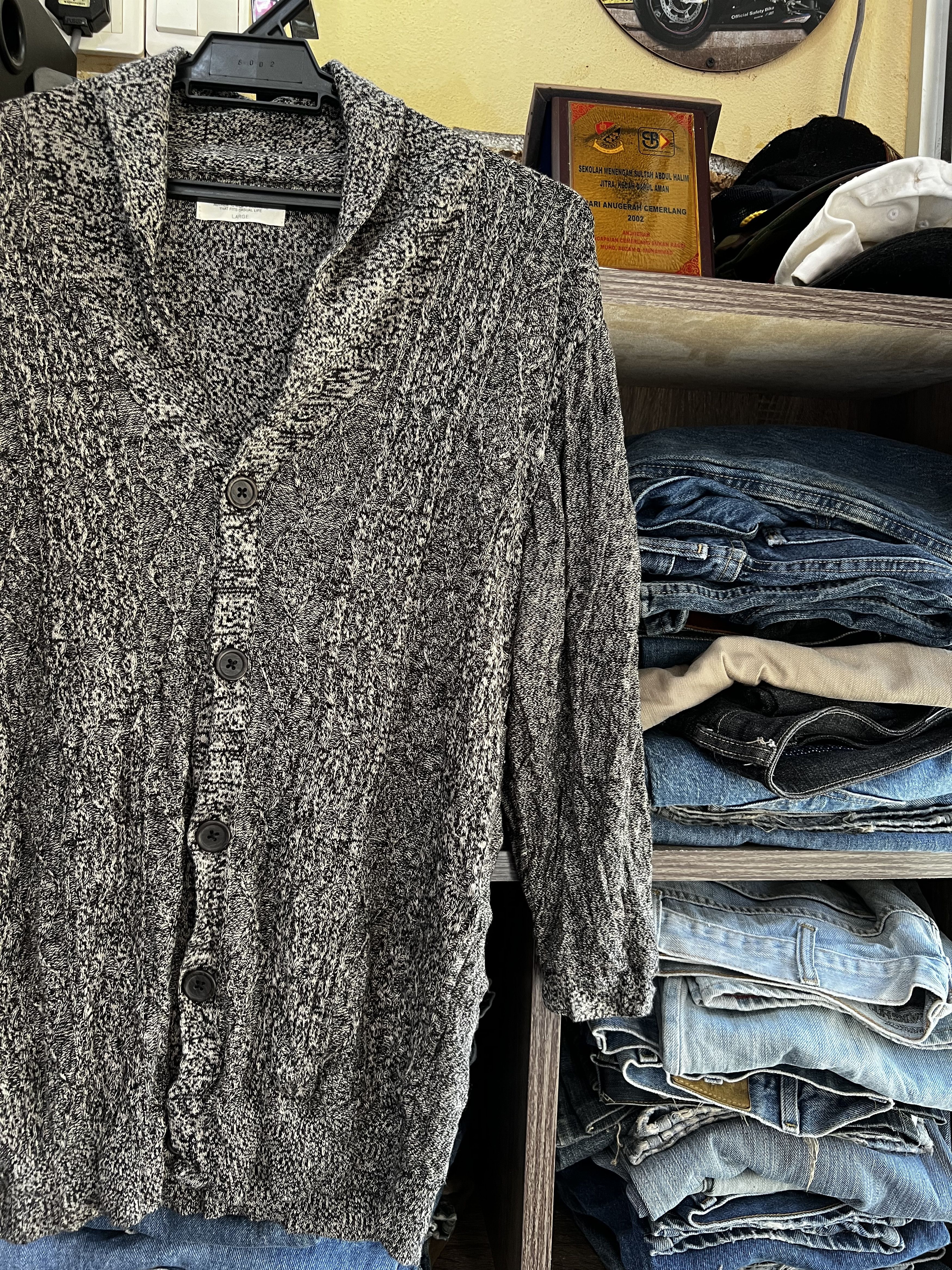 Japanese Brand 🔥Back Number Knit Cardigan Size M / US 6-8 / IT 42-44 - 2 Thumbnail